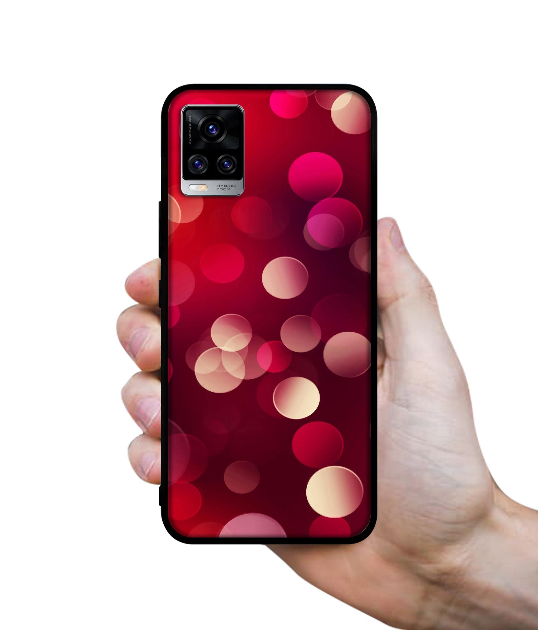 3D Circles Designer 2D Printed Back Case Cover for Vivo V20 Pro 5G