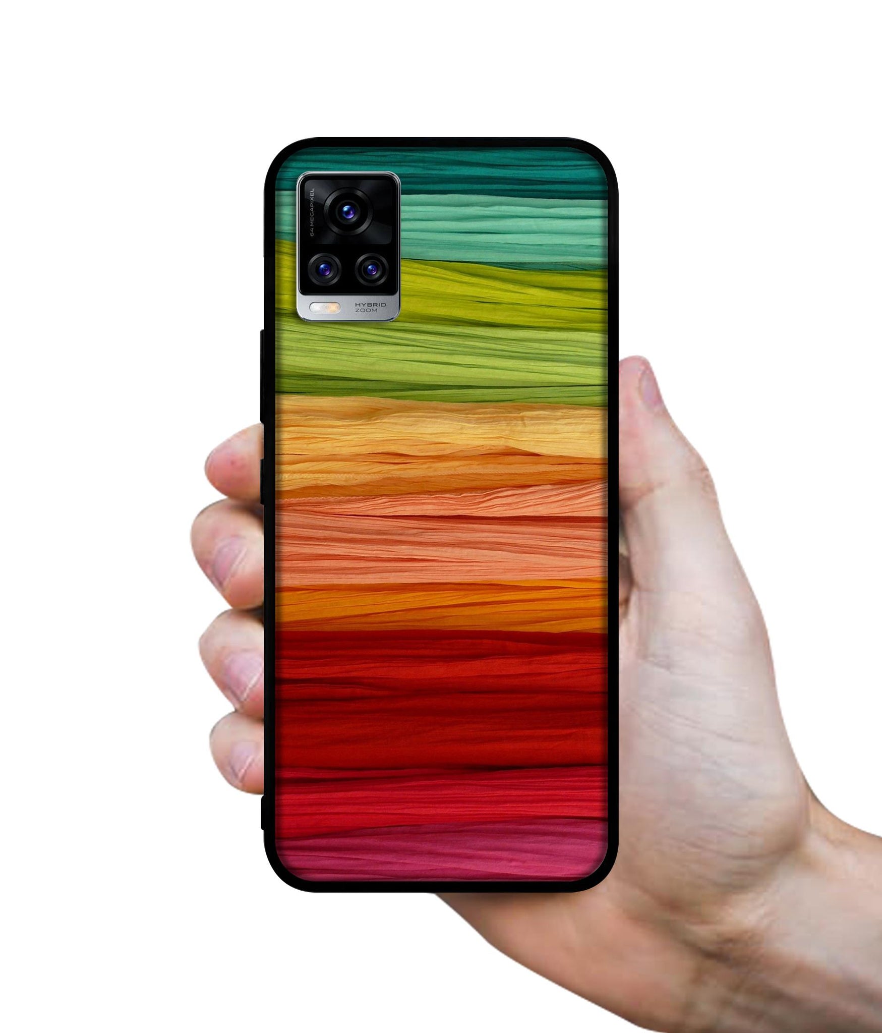 Colorful Thread Designer 2D Printed Back Case Cover for Vivo V20 Pro 5G