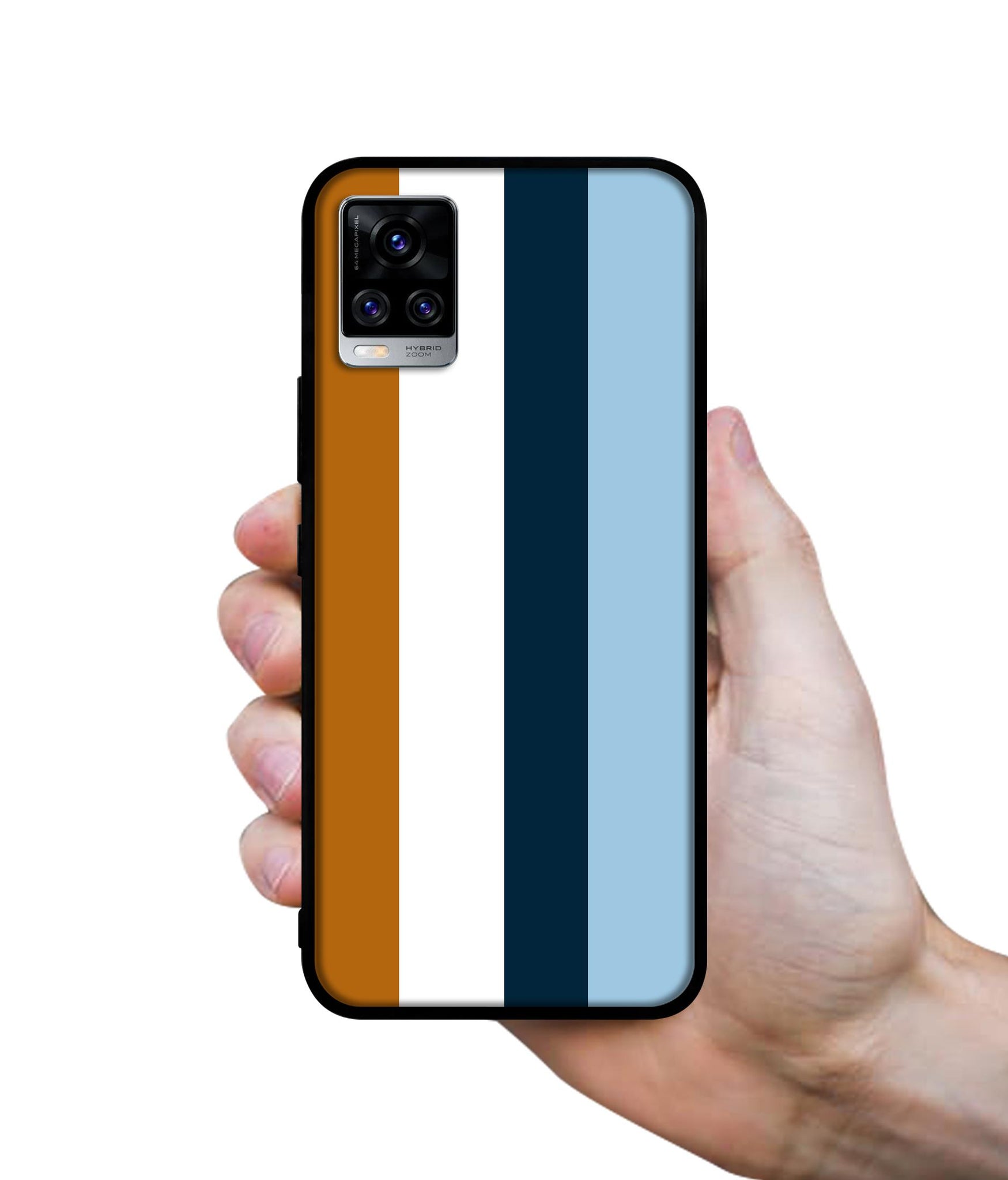 Color Stripes Designer 2D Printed Back Case Cover for Vivo V20 Pro 5G