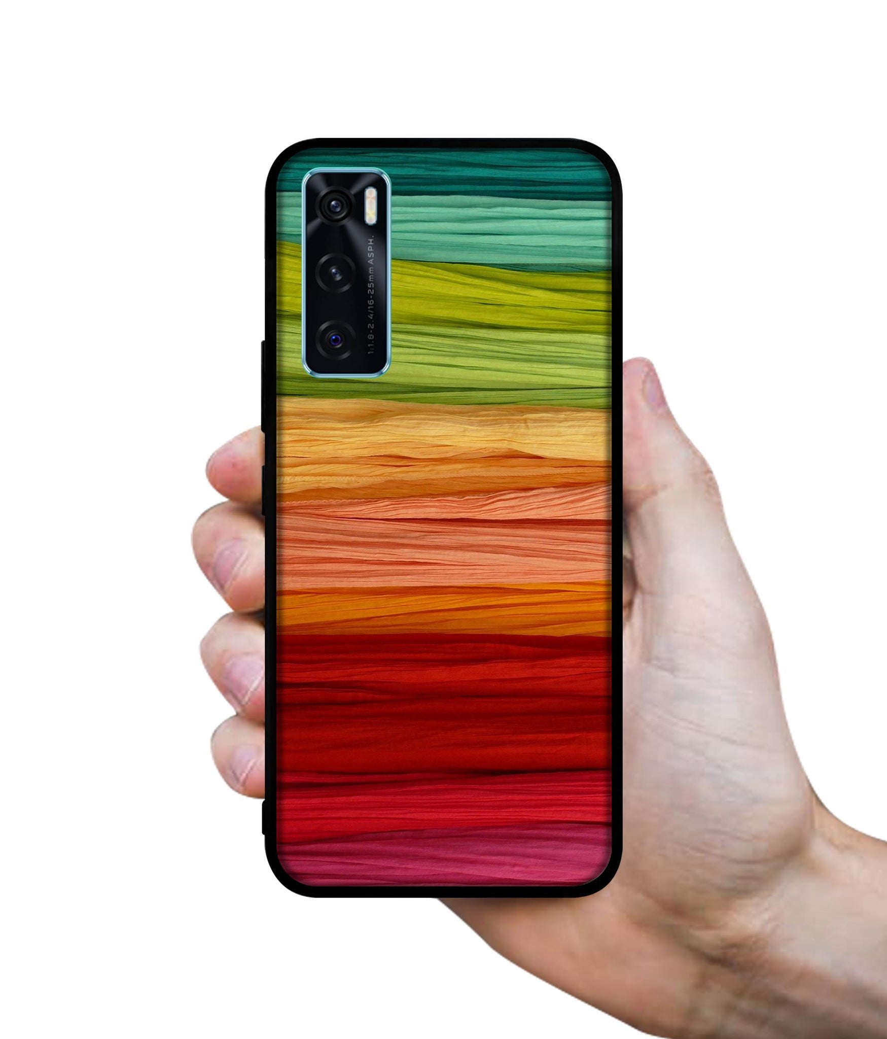 Colorful Thread Designer 2D Printed Back Case Cover for Vivo V20 SE 4G