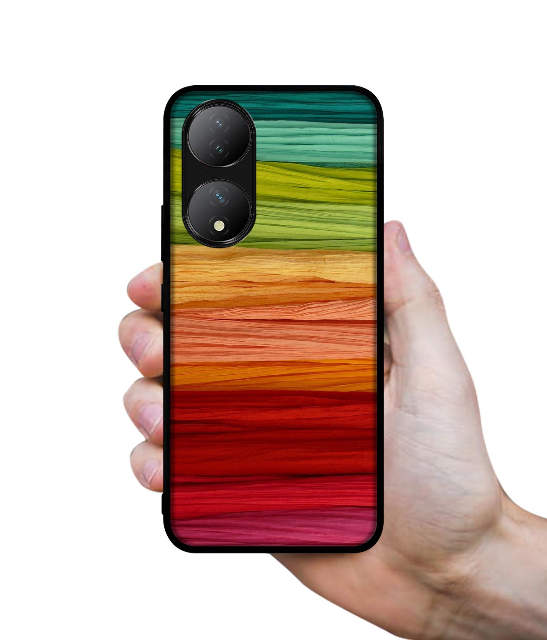 Colorful Thread Designer 2D Printed Back Case Cover for Vivo Y100 5G / T2 5G