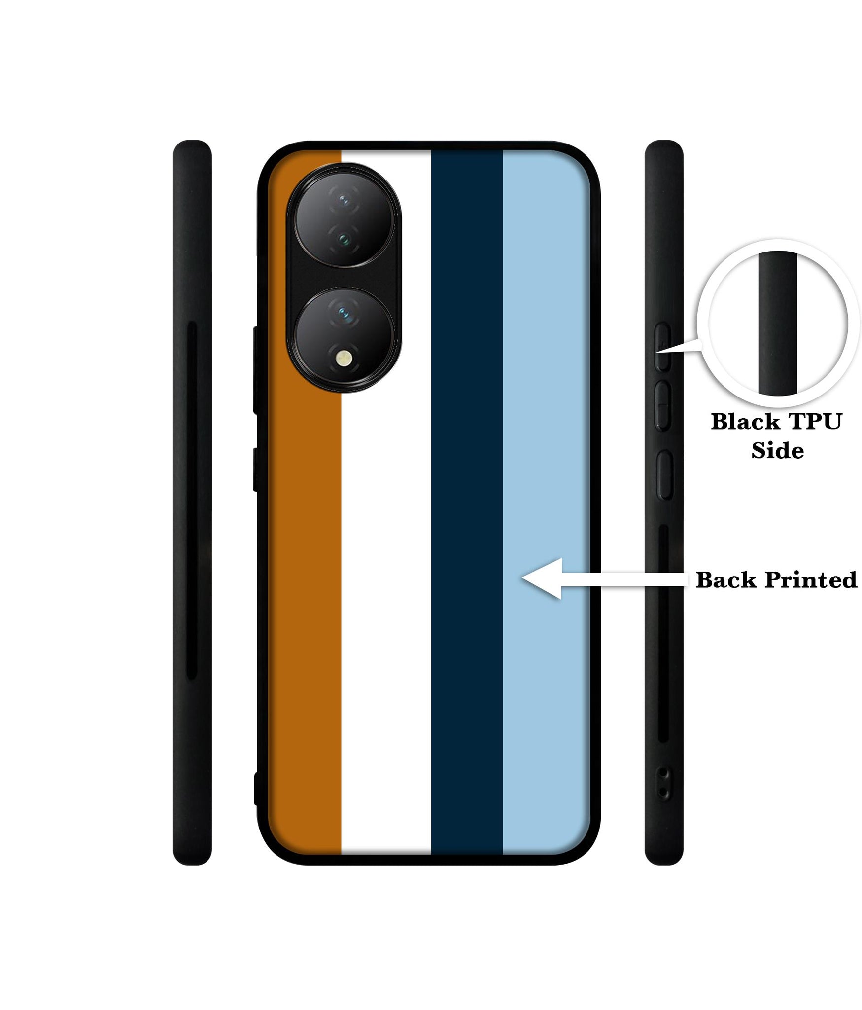 Color Stripes Designer 2D Printed Back Case Cover for Vivo Y100 5G / T2 5G