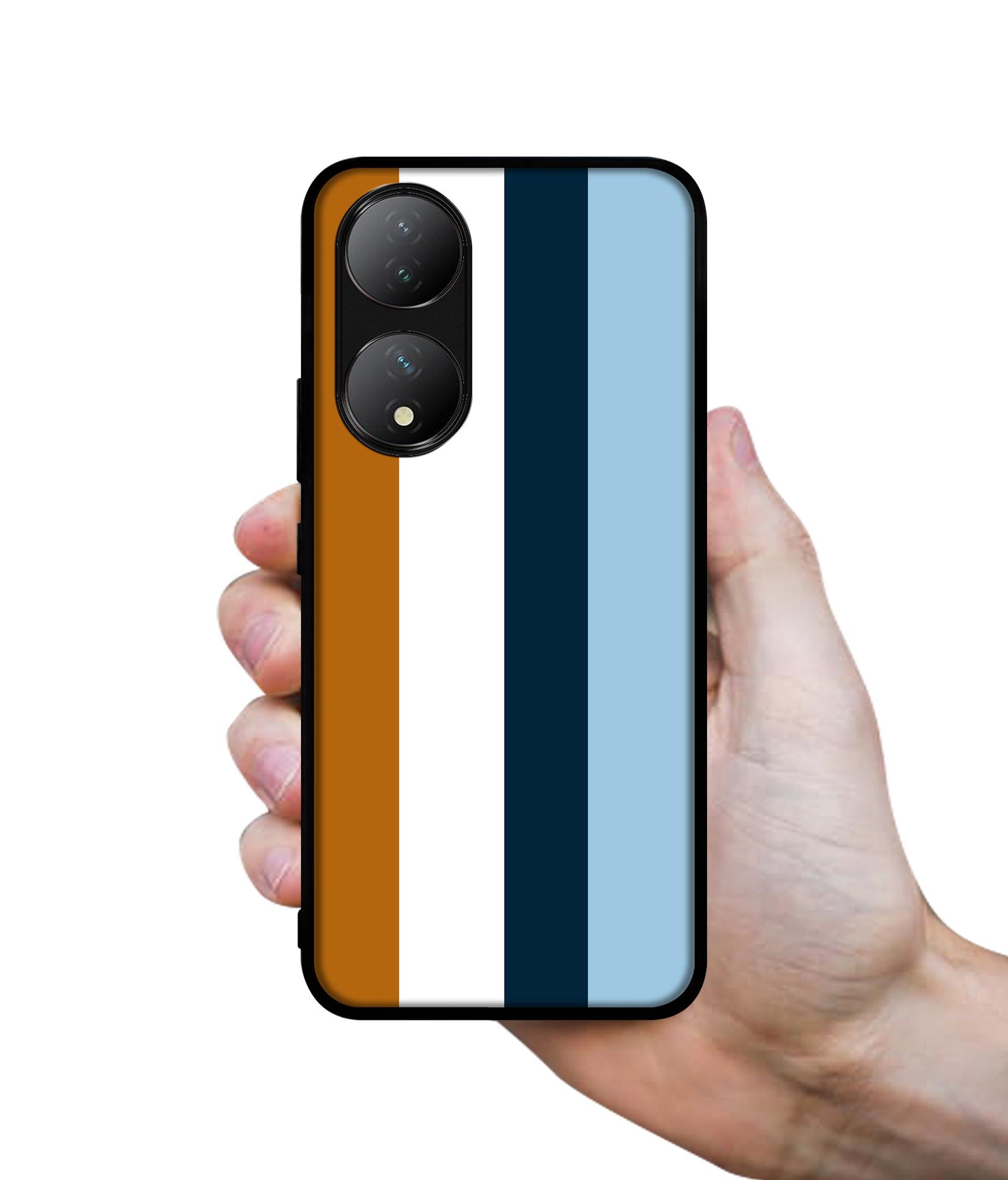 Color Stripes Designer 2D Printed Back Case Cover for Vivo Y100 5G / T2 5G