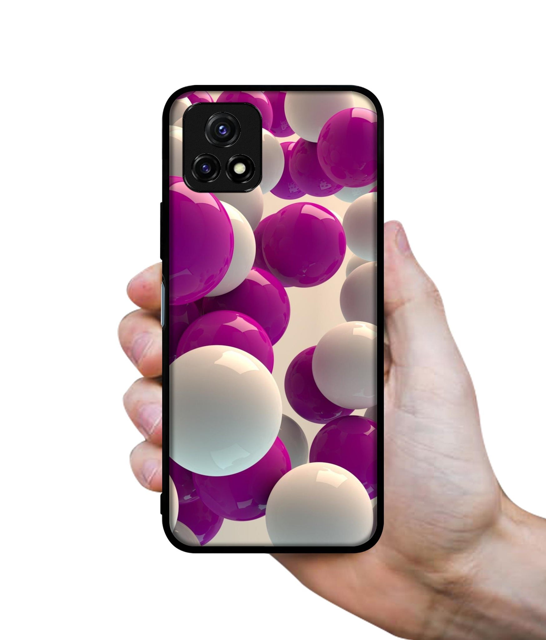 3D Balloons Designer 2D Printed Back Case Cover for Vivo Y72 5G / Y31s 5G / Y52s 5G
