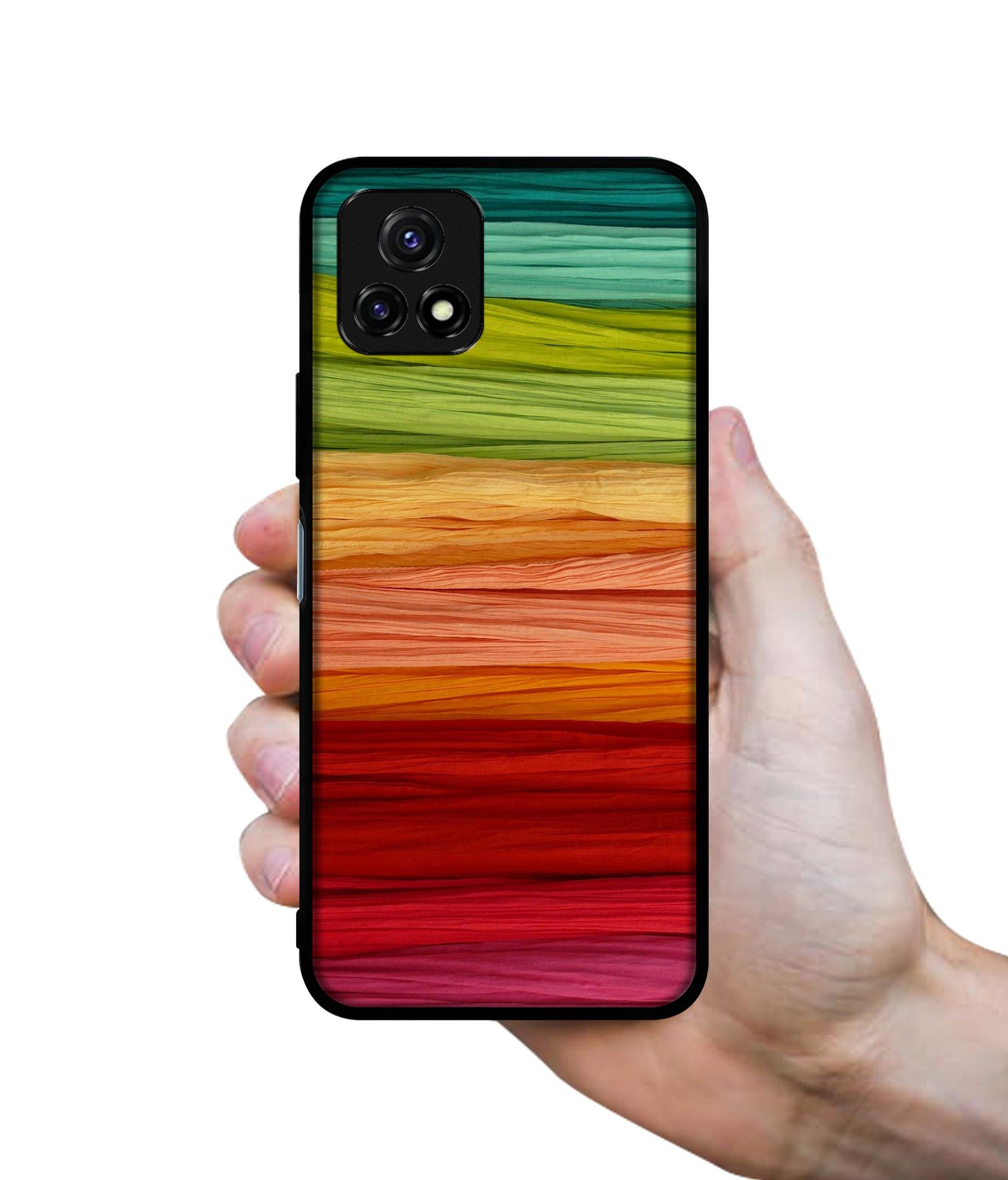 Colorful Thread Designer 2D Printed Back Case Cover for Vivo Y72 5G / Y31s 5G / Y52s 5G