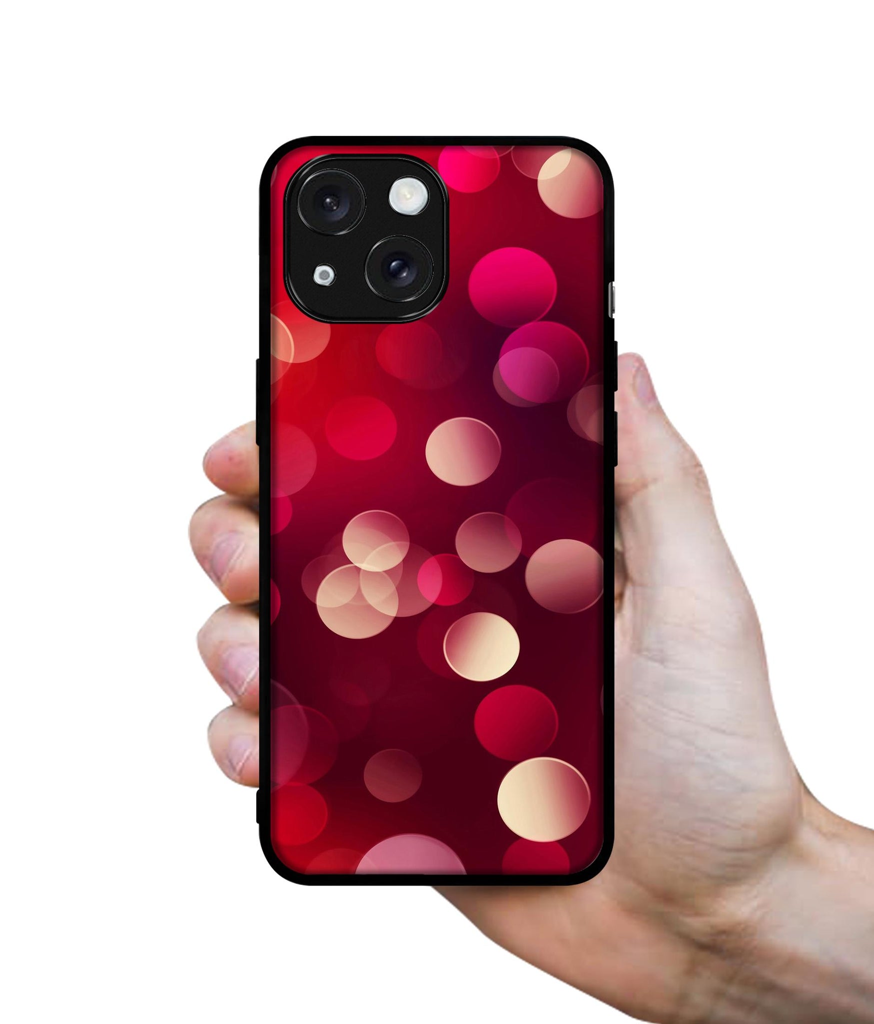 3D Circles Designer 2D Printed Back Case Cover for Apple iPhone 15