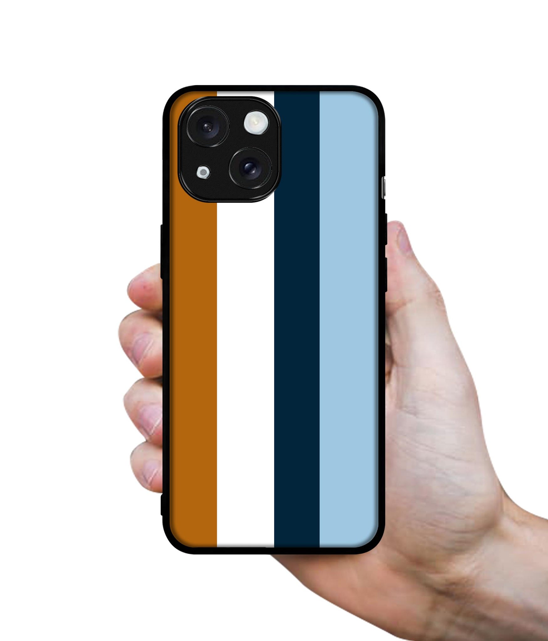 Color Stripes Designer 2D Printed Back Case Cover for Apple iPhone 15