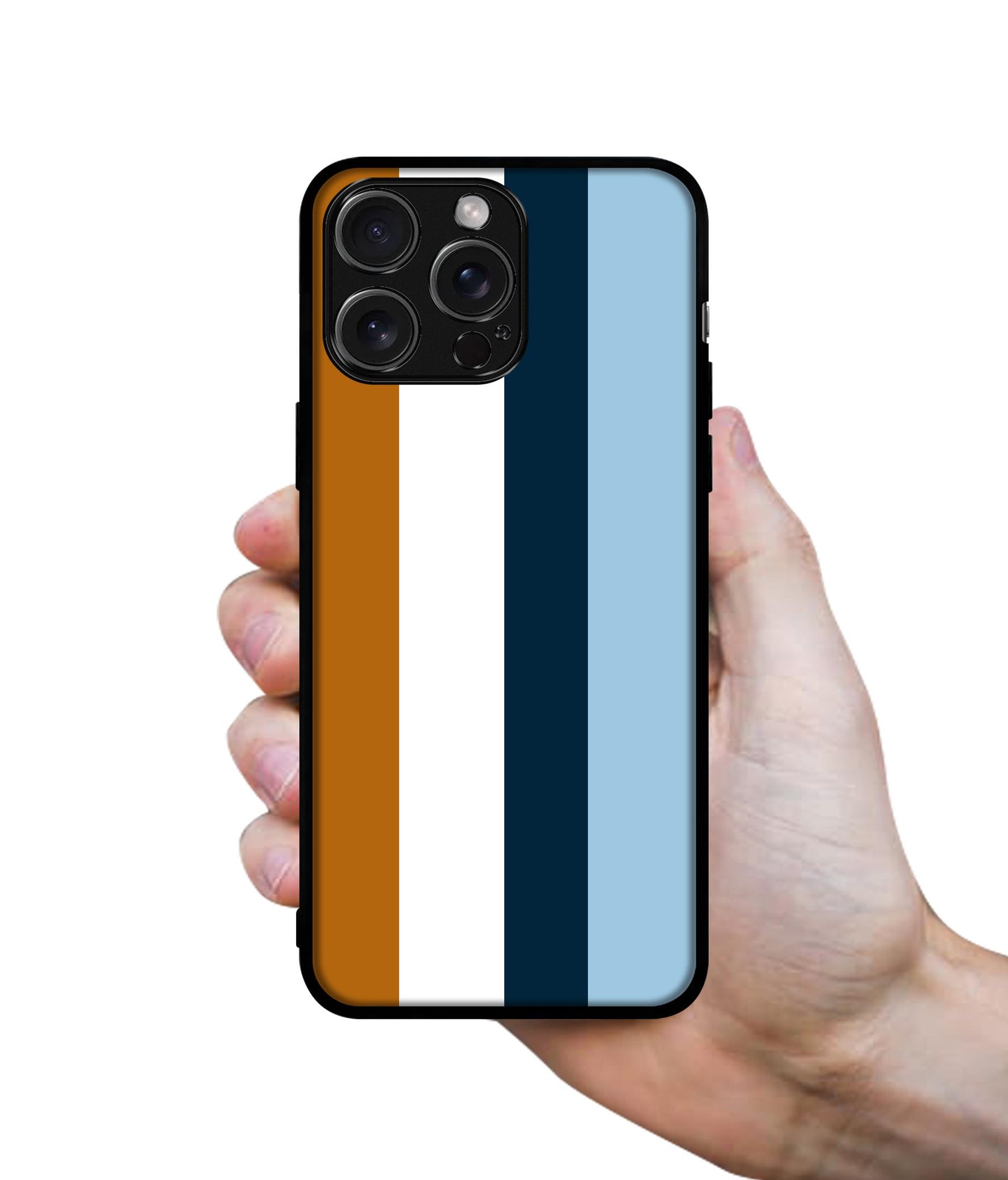 Color Stripes Designer 2D Printed Back Case Cover for Apple iPhone 15 Pro Max