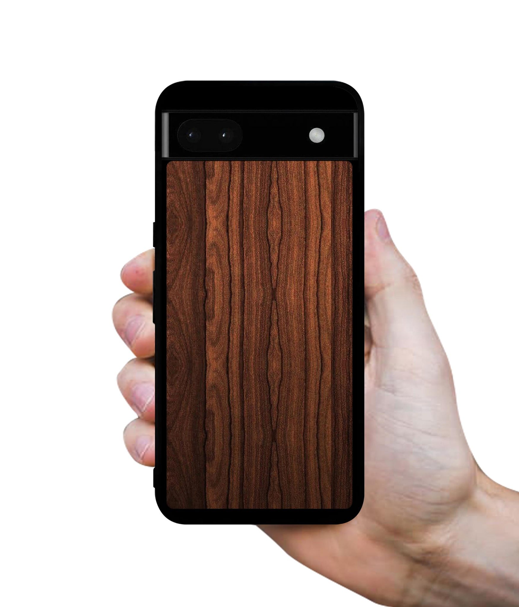 Brown Wooden Texture Designer 2D Printed Back Case Cover for Google Pixel 6a 5G