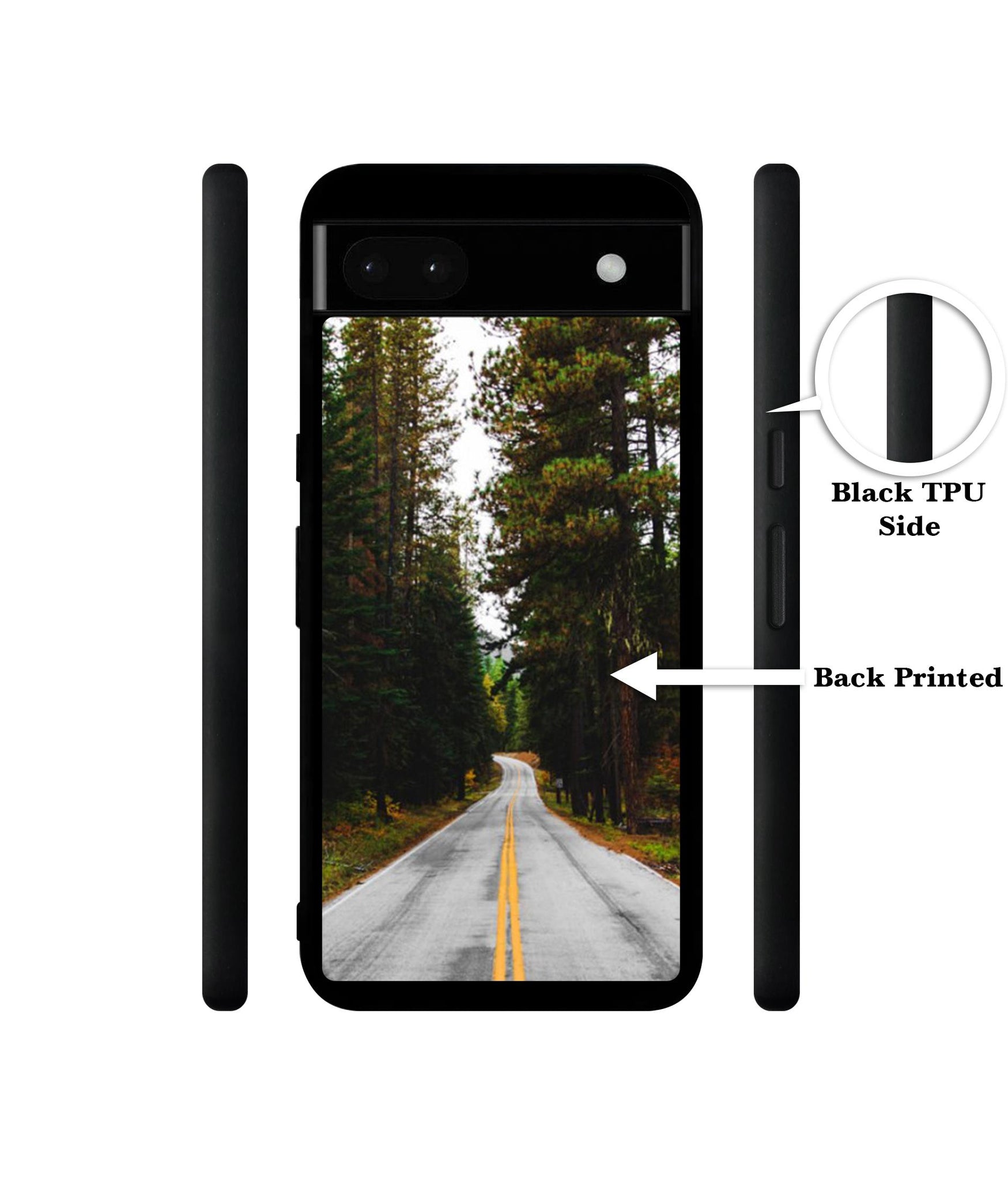 Road Photo Designer 2D Printed Back Case Cover for Google Pixel 6a 5G