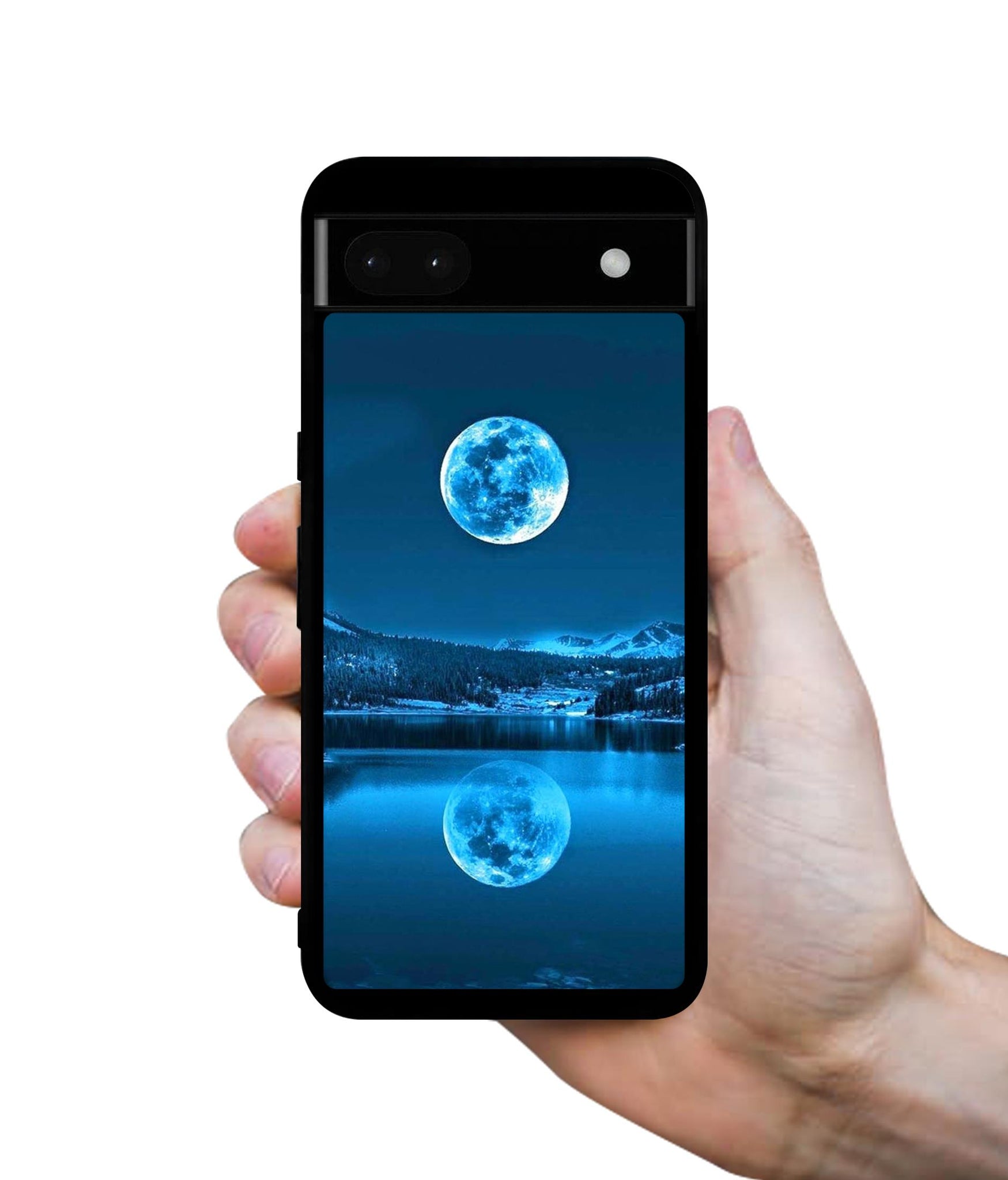Awesome Moon Designer 2D Printed Back Case Cover for Google Pixel 6a 5G
