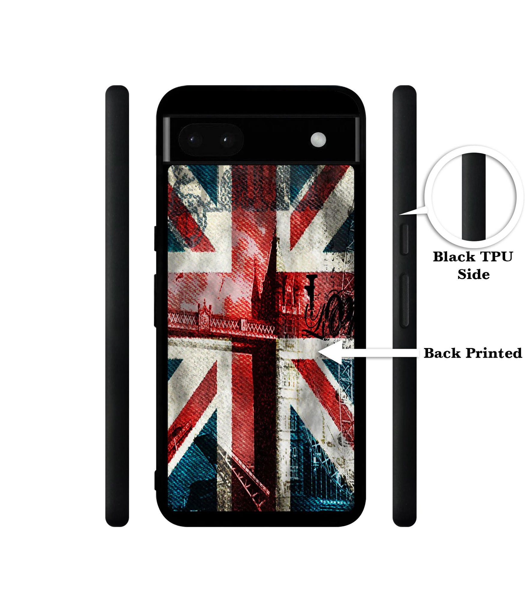 London Flag wallpaper Designer 2D Printed Back Case Cover for Google Pixel 6a 5G