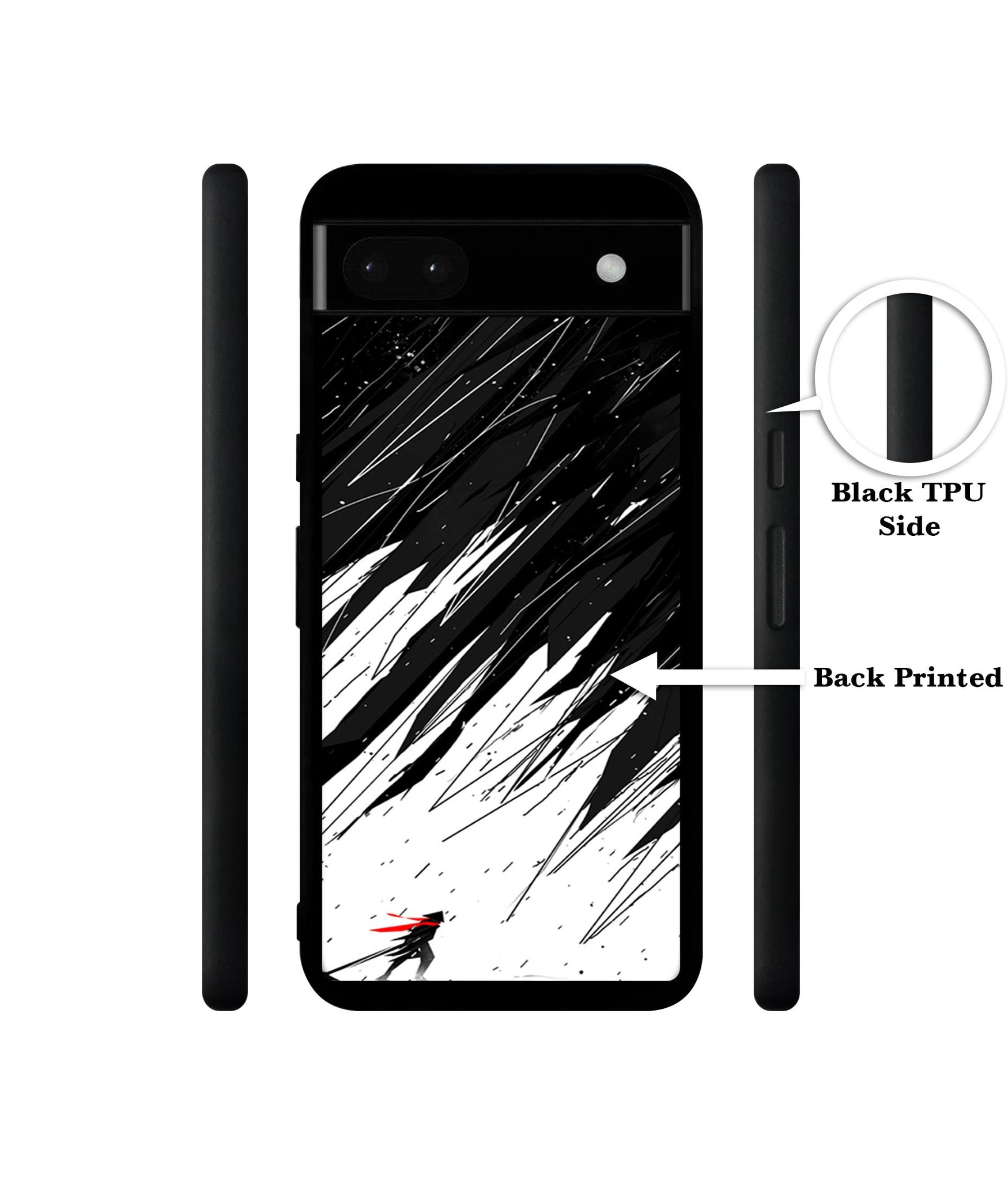 Geometric Strom Designer 2D Printed Back Case Cover for Google Pixel 6a 5G
