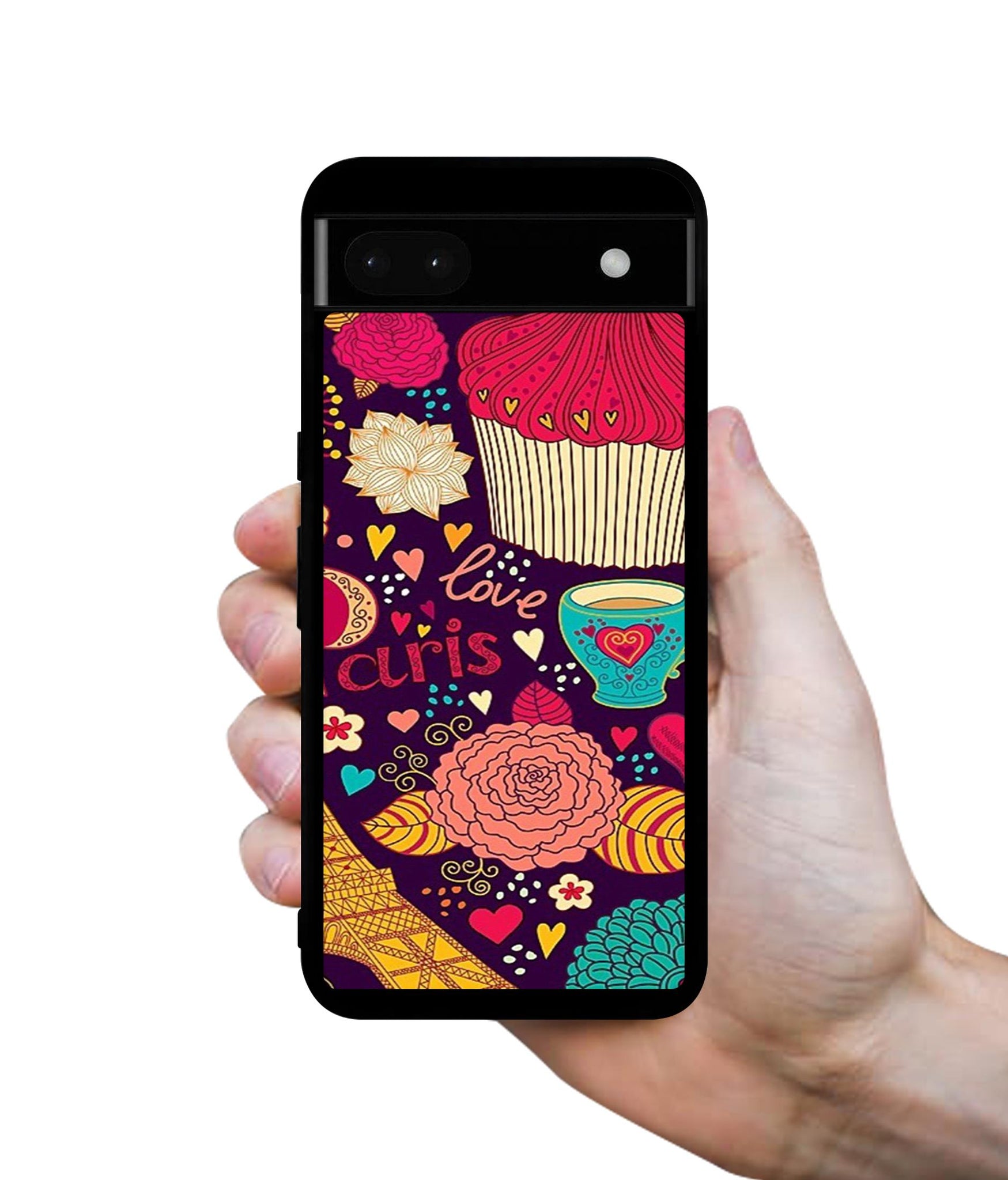 Paris Flower Love Designer 2D Printed Back Case Cover for Google Pixel 6a 5G