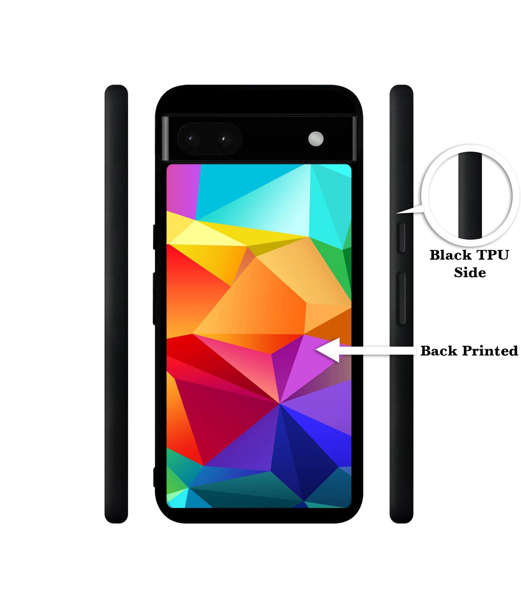 Colorful Pattern Designer 2D Printed Back Case Cover for Google Pixel 6a 5G