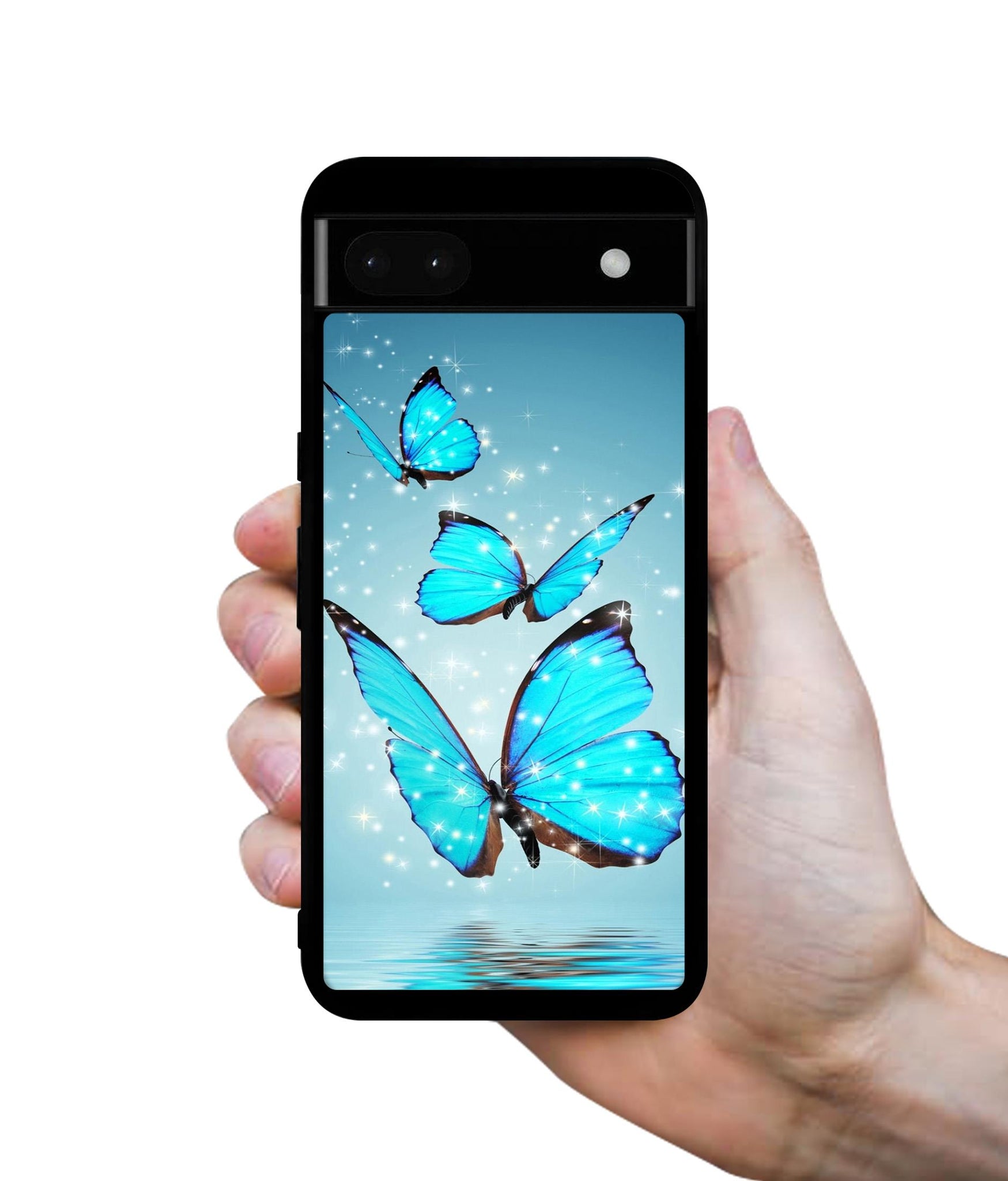 Flying Butterflies Designer 2D Printed Back Case Cover for Google Pixel 6a 5G
