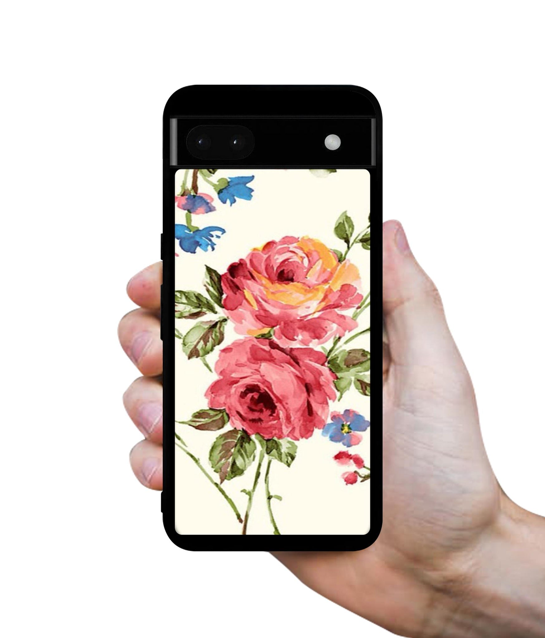 Vintage Painting Flower Designer 2D Printed Back Case Cover for Google Pixel 6a 5G