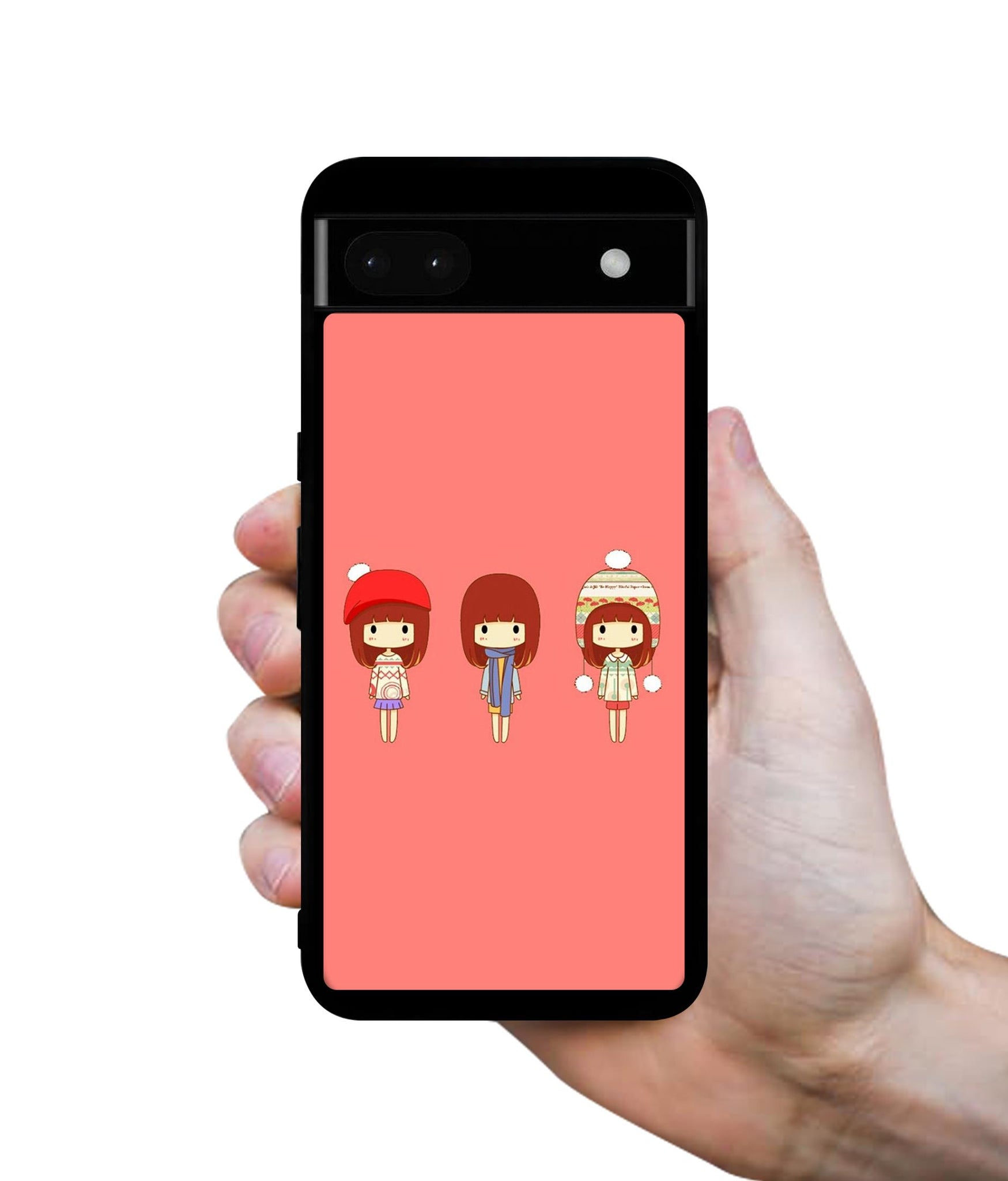 Cute Girls Designer 2D Printed Back Case Cover for Google Pixel 6a 5G