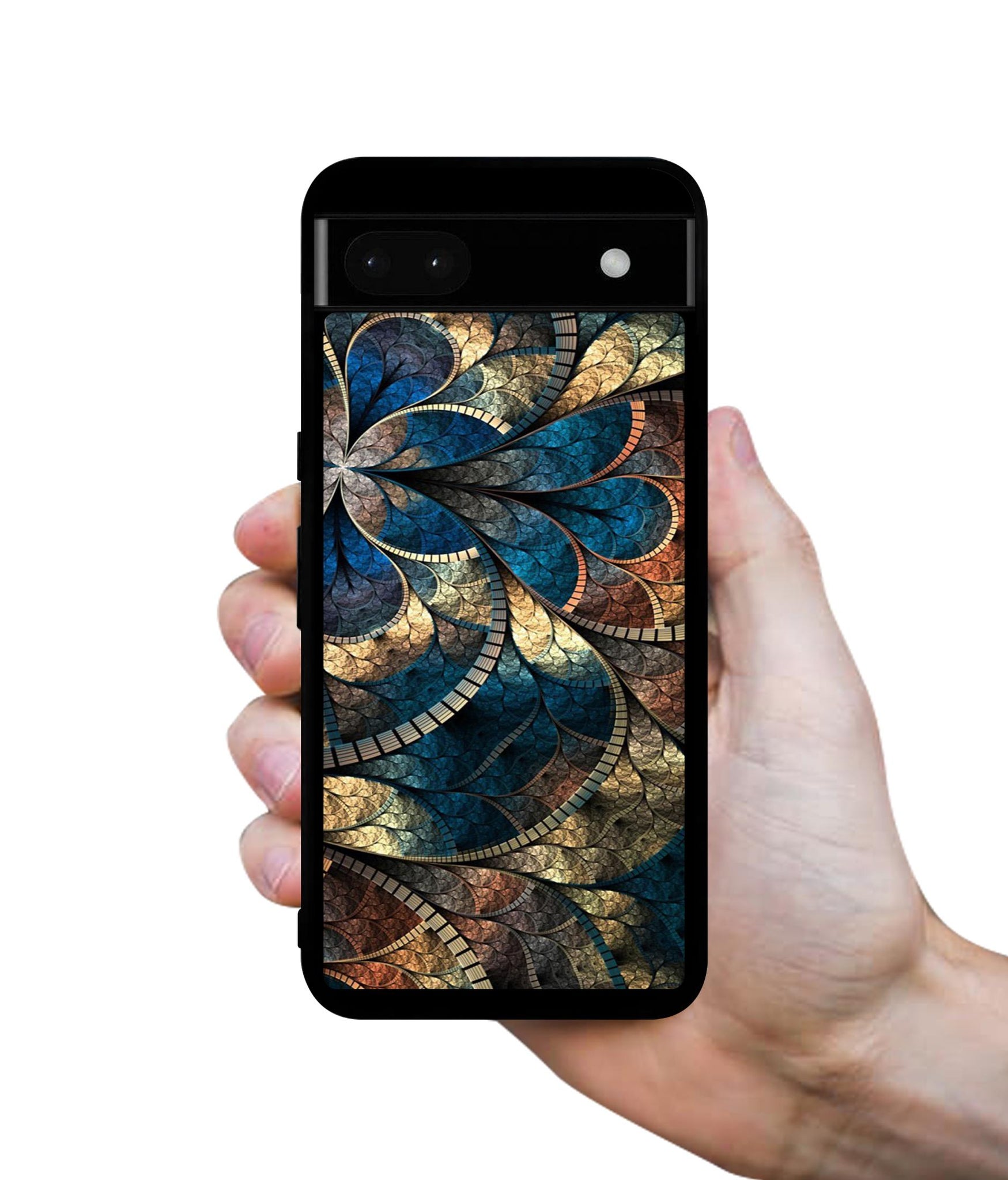 Fractional Pattern Designer 2D Printed Back Case Cover for Google Pixel 6a 5G