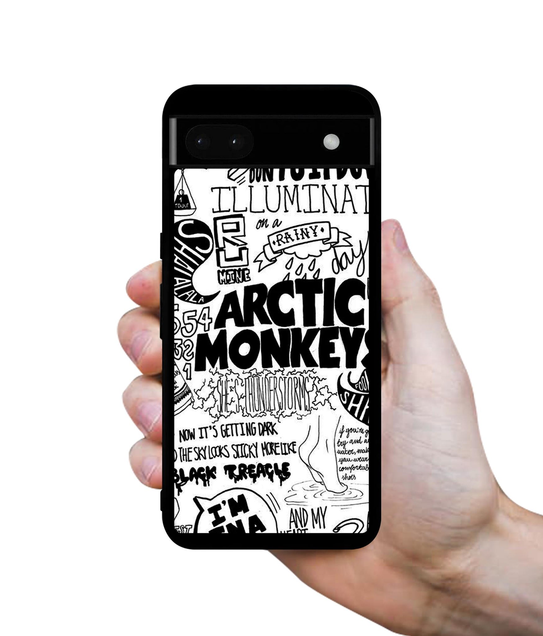 Arctic Monkeys Pattern Designer 2D Printed Back Case Cover for Google Pixel 6a 5G