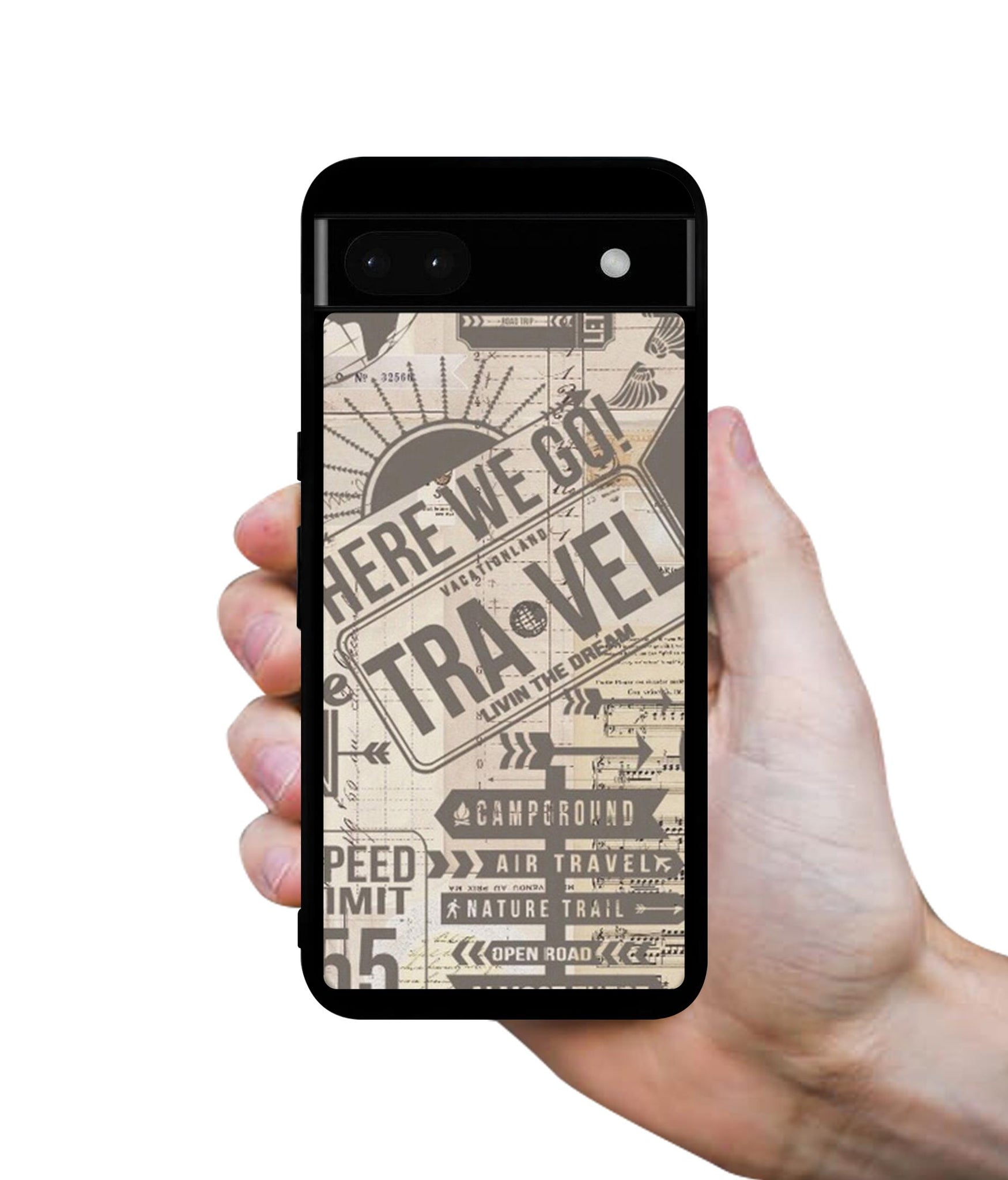 Travel Designer 2D Printed Back Case Cover for Google Pixel 6a 5G