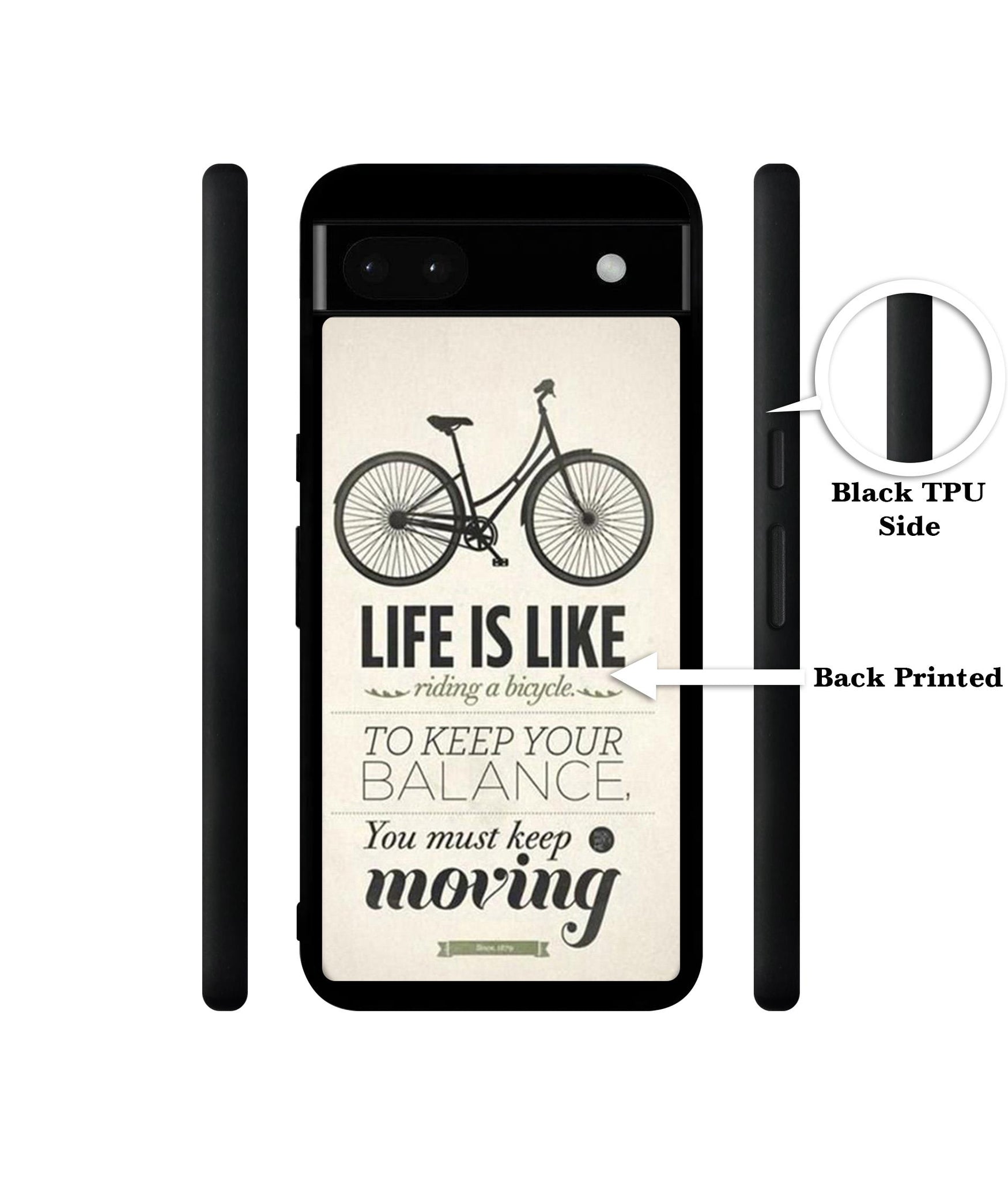 Life is Like Moving Designer 2D Printed Back Case Cover for Google Pixel 6a 5G