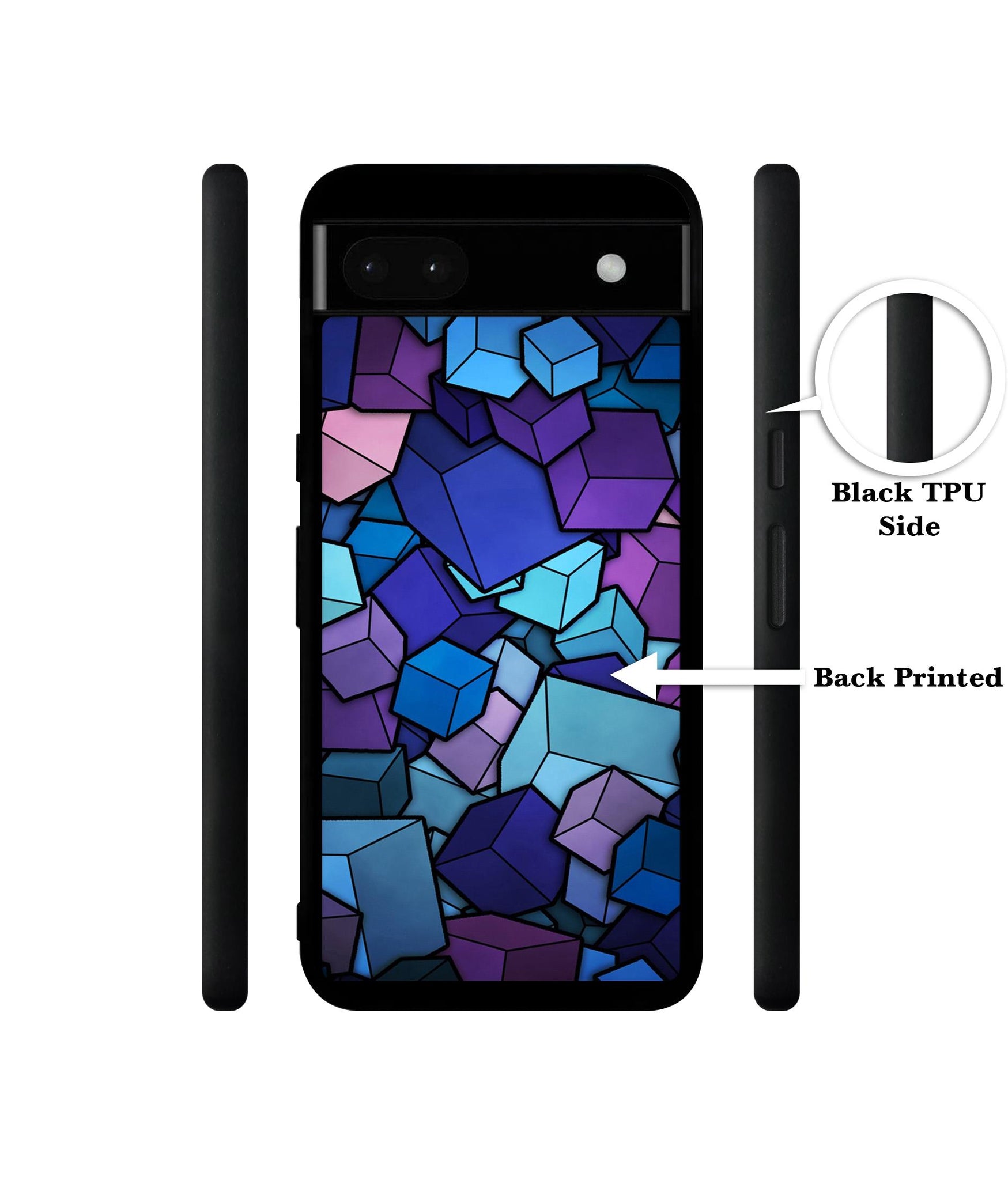 Color Box Designer 2D Printed Back Case Cover for Google Pixel 6a 5G