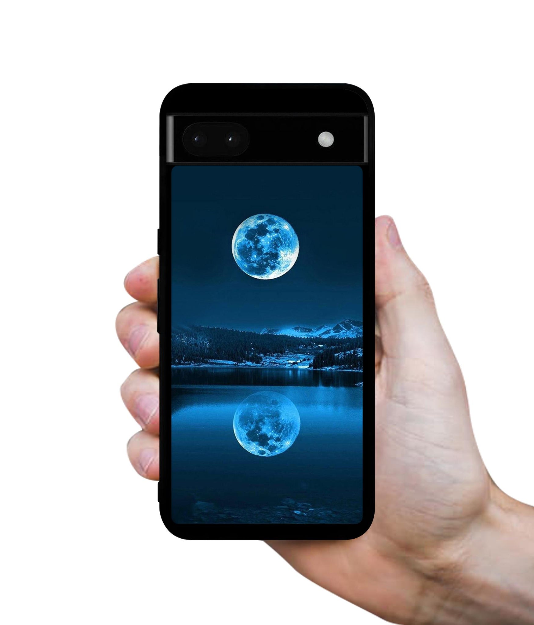 Moon Pattern Print Designer 2D Printed Back Case Cover for Google Pixel 6a 5G