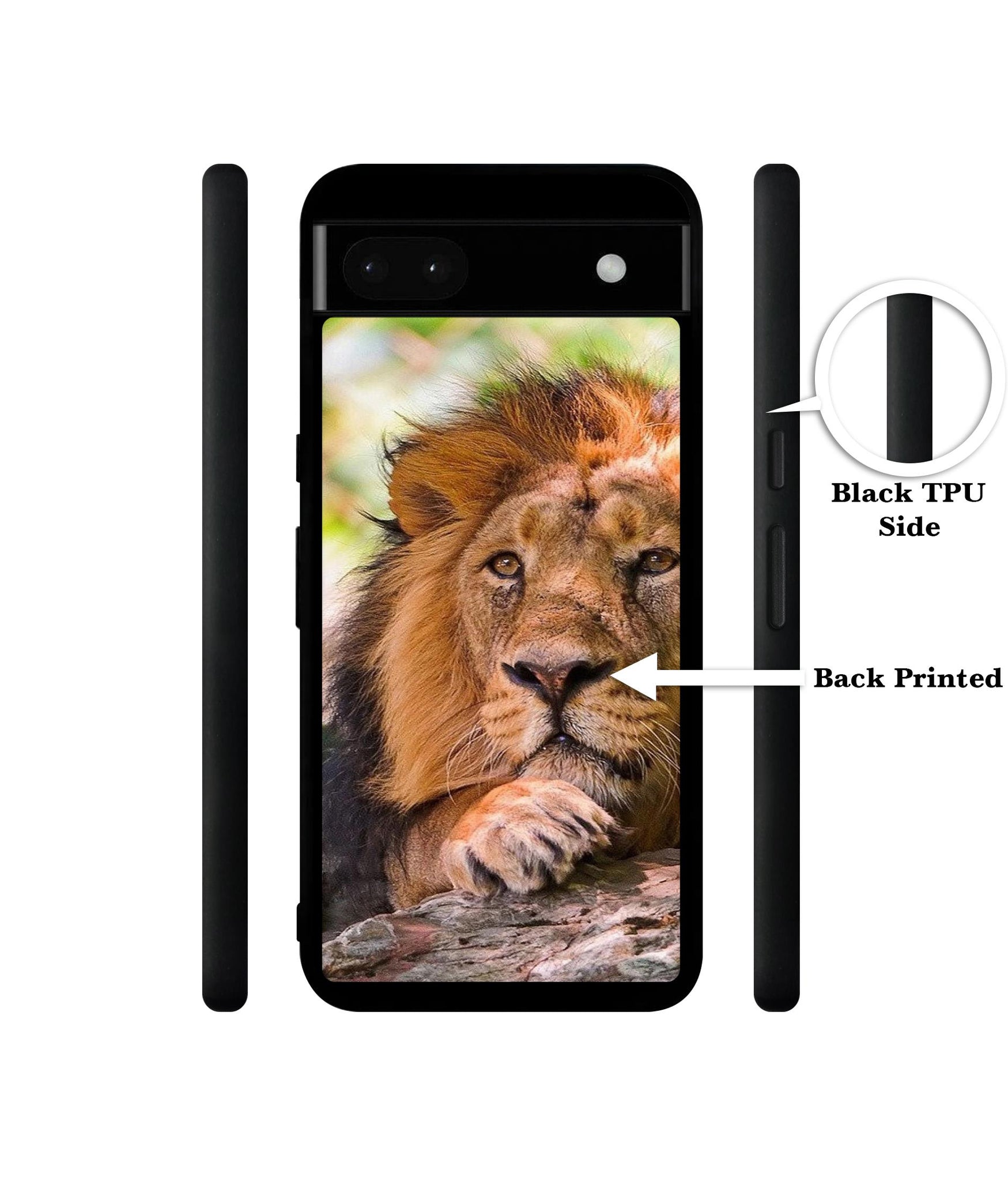Tiger Pattern Print Designer 2D Printed Back Case Cover for Google Pixel 6a 5G