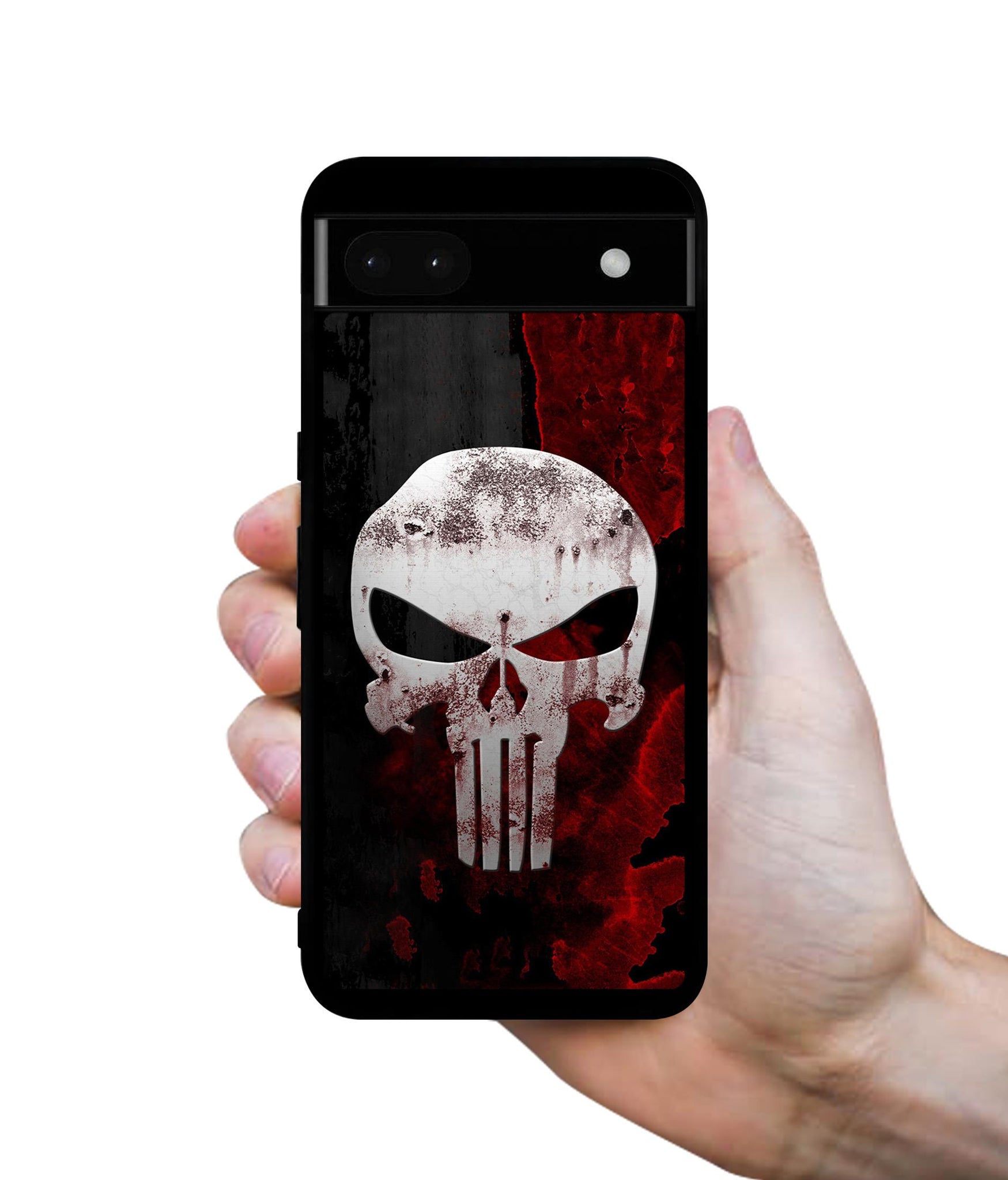 Punisher Skull Designer 2D Printed Back Case Cover for Google Pixel 6a 5G