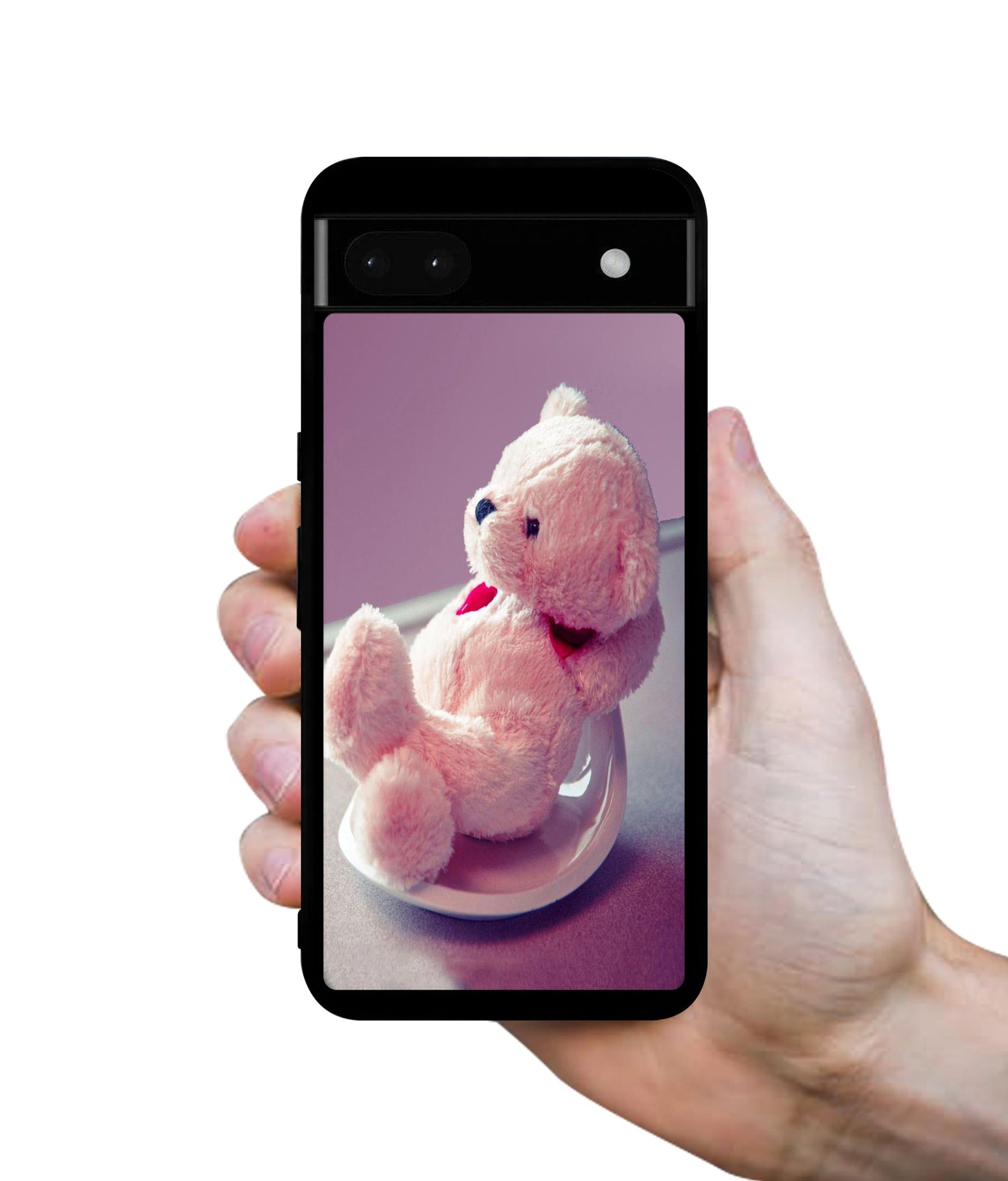 Cute Teddy Bear Designer 2D Printed Back Case Cover for Google Pixel 6a 5G