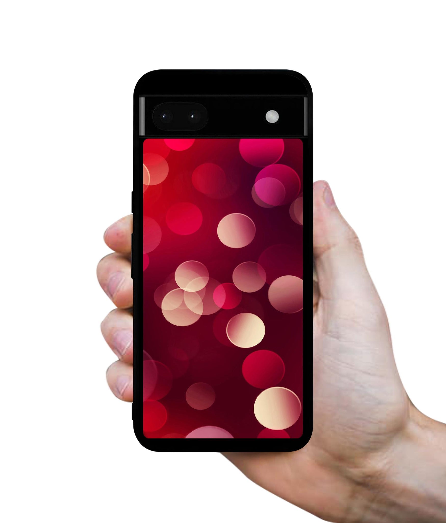 3D Circles Designer 2D Printed Back Case Cover for Google Pixel 6a 5G