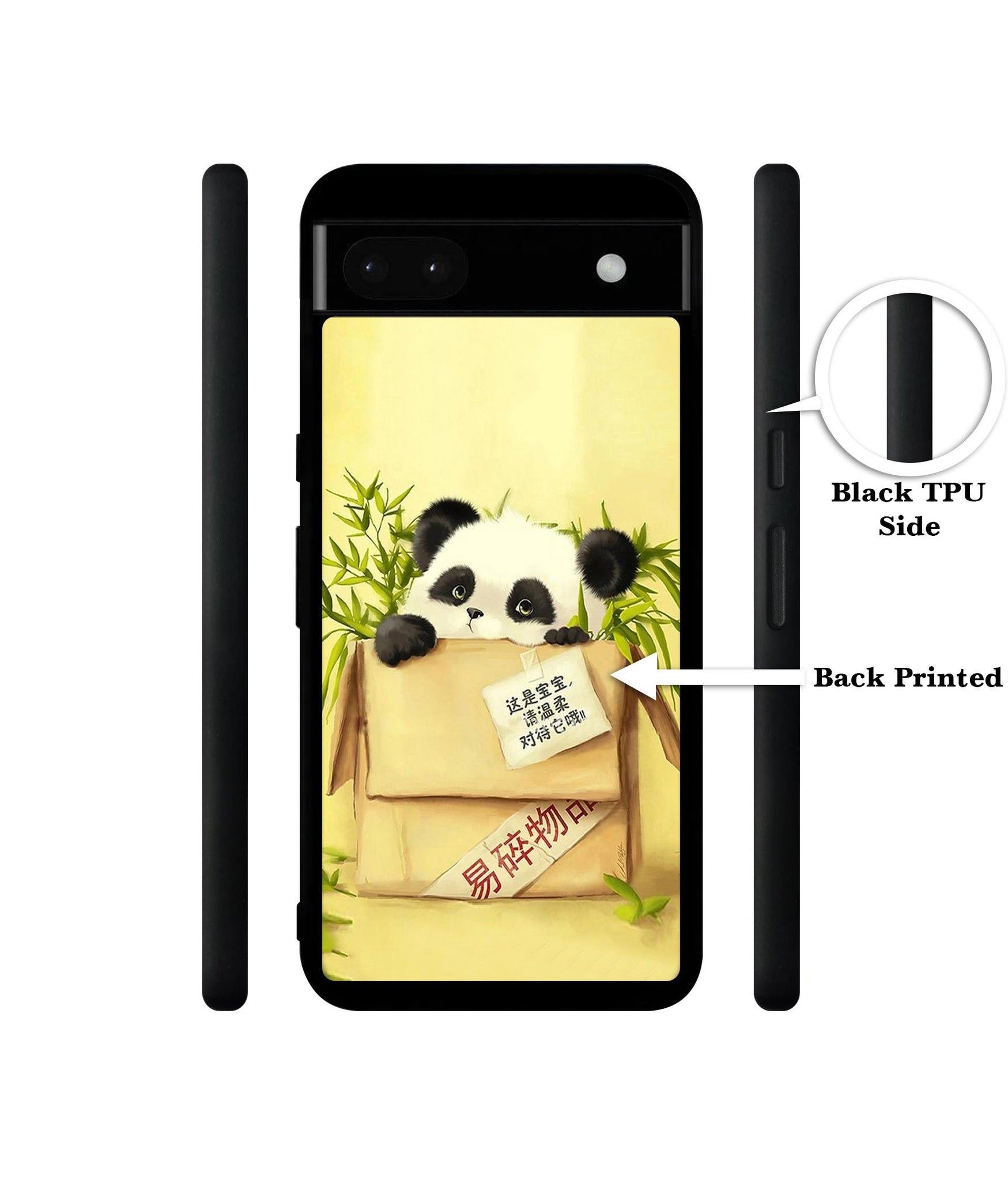 Panda In Box Designer 2D Printed Back Case Cover for Google Pixel 6a 5G