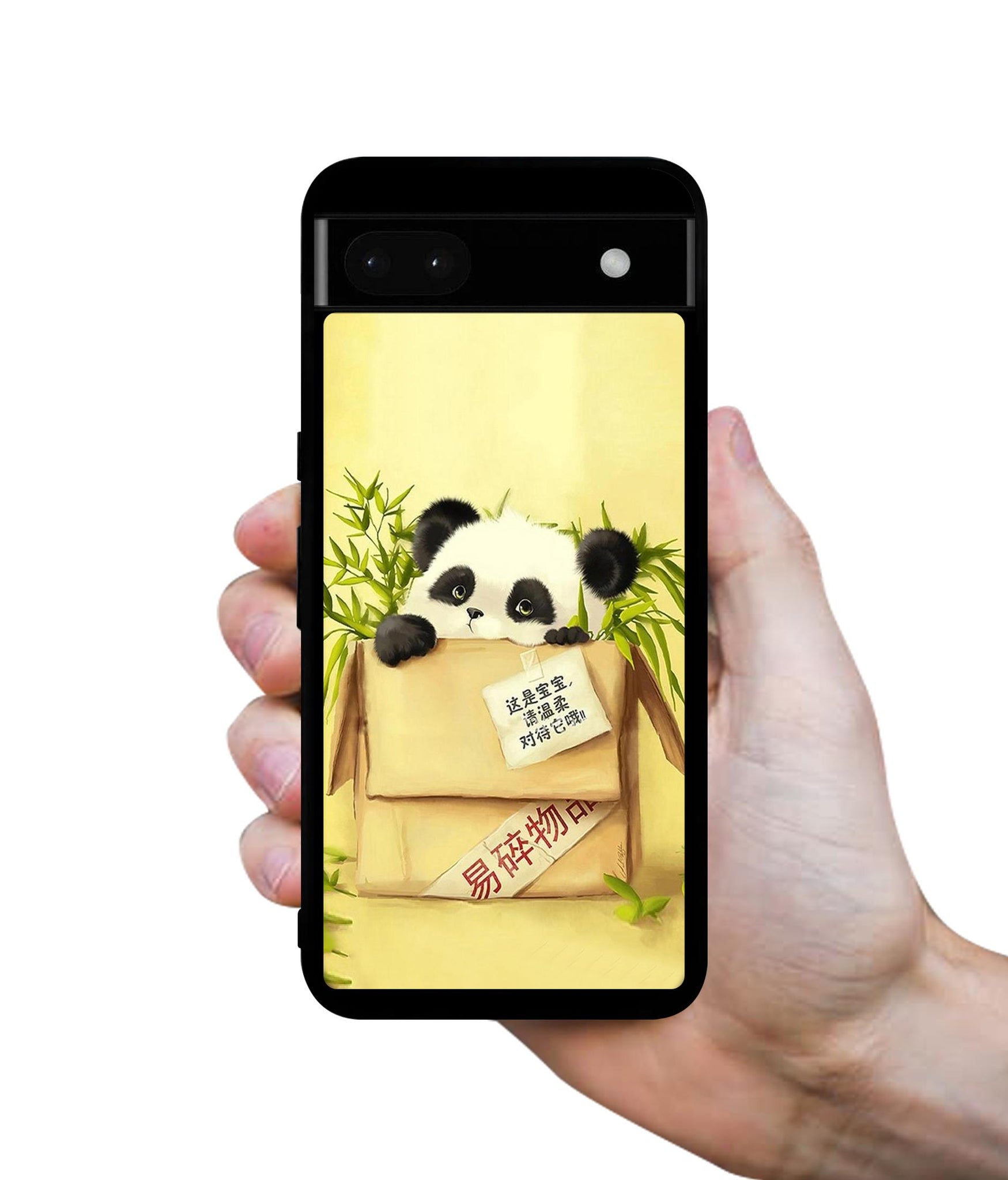 Panda In Box Designer 2D Printed Back Case Cover for Google Pixel 6a 5G