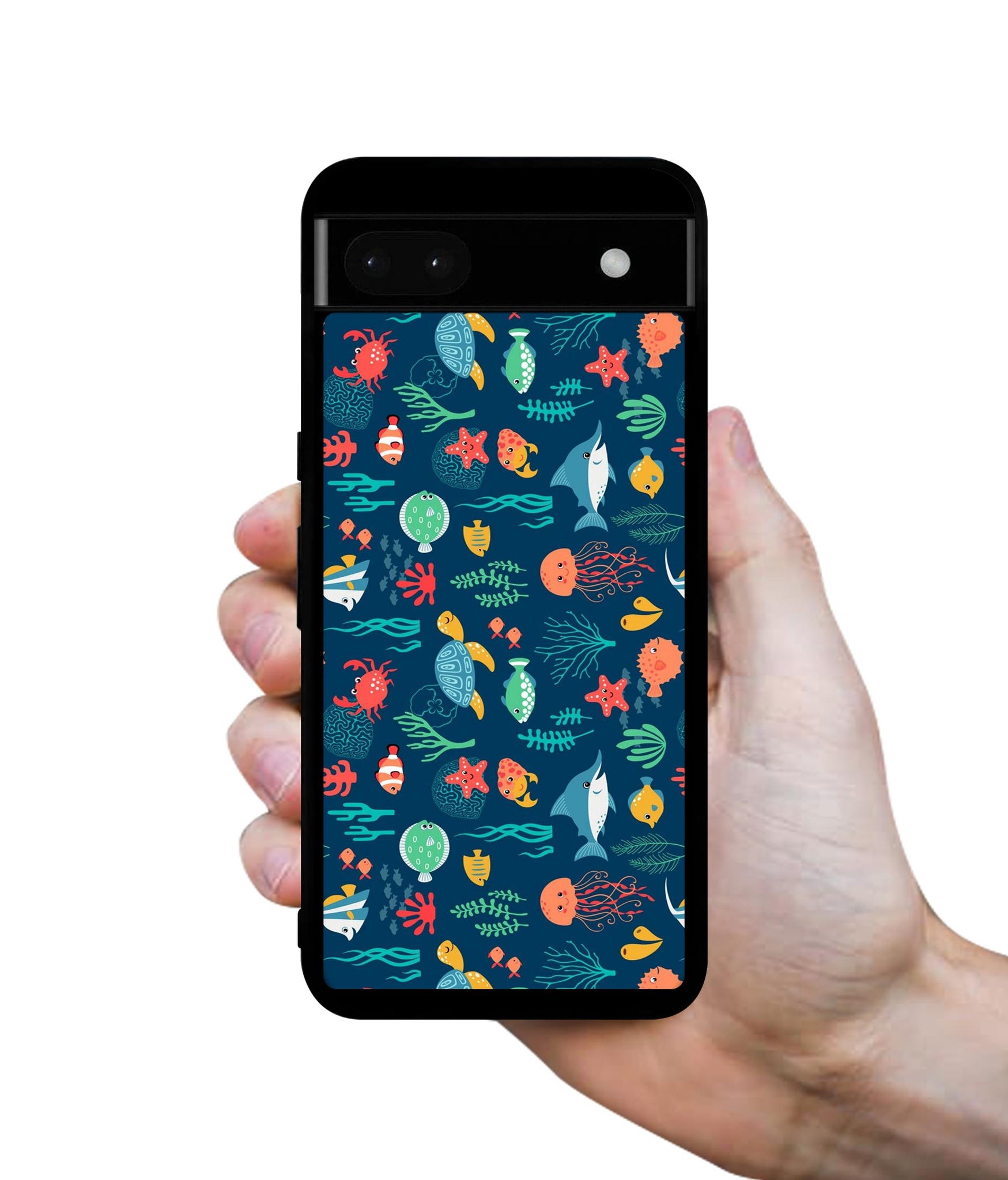 Aquarium Texture Designer 2D Printed Back Case Cover for Google Pixel 6a 5G