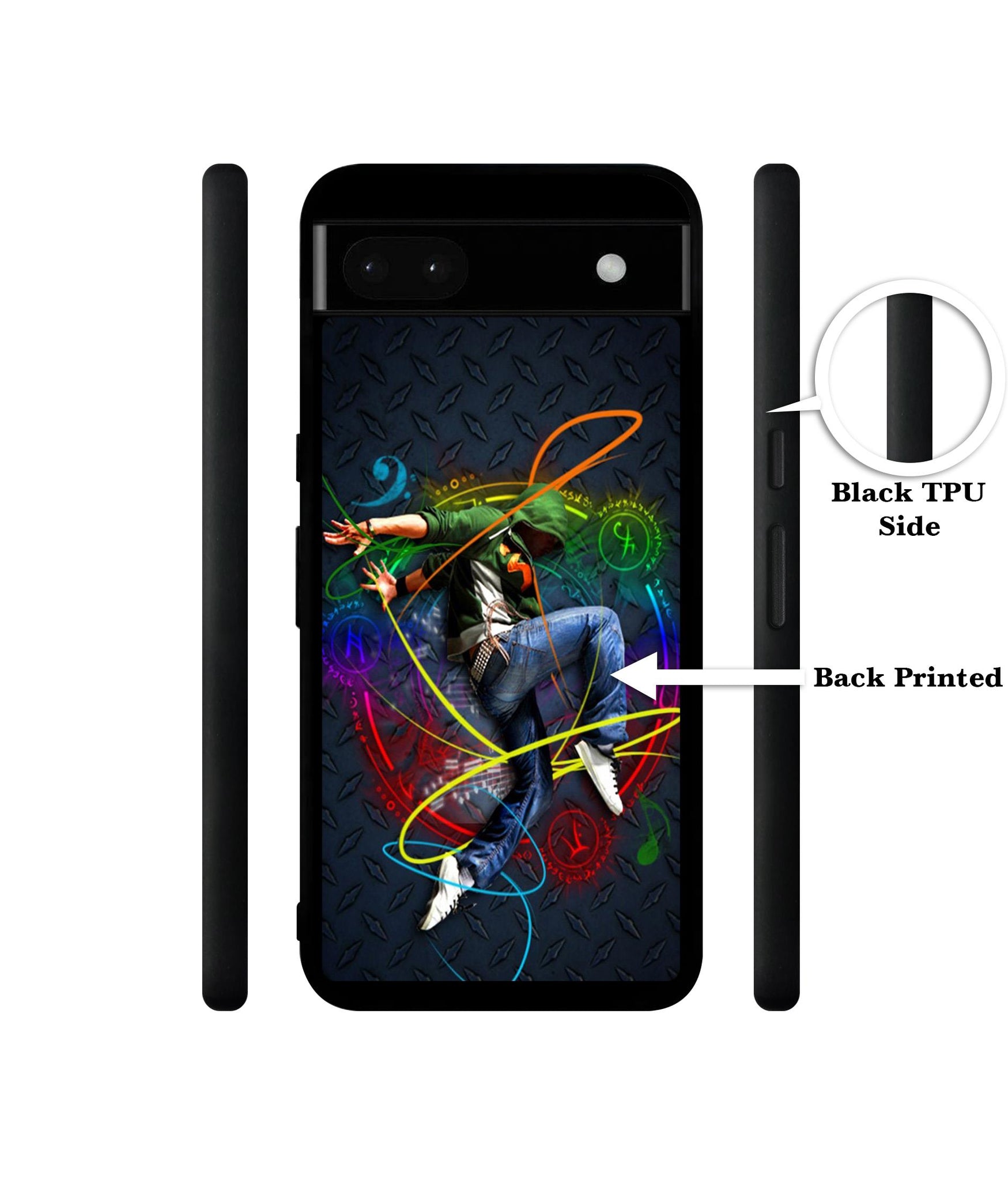 Boy With Music Designer 2D Printed Back Case Cover for Google Pixel 6a 5G
