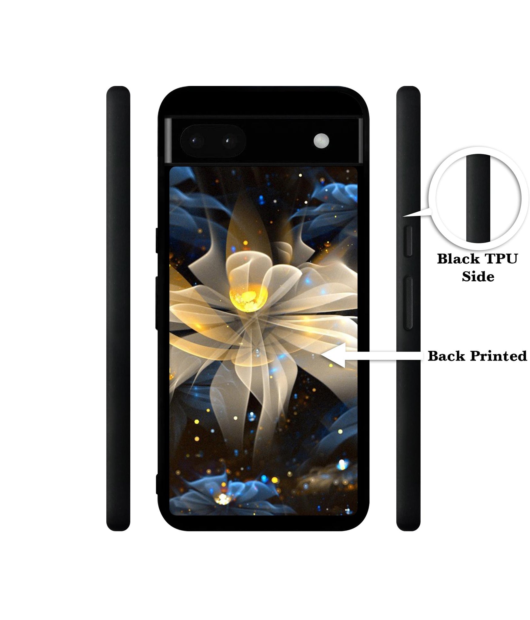 Art Flower Designer 2D Printed Back Case Cover for Google Pixel 6a 5G