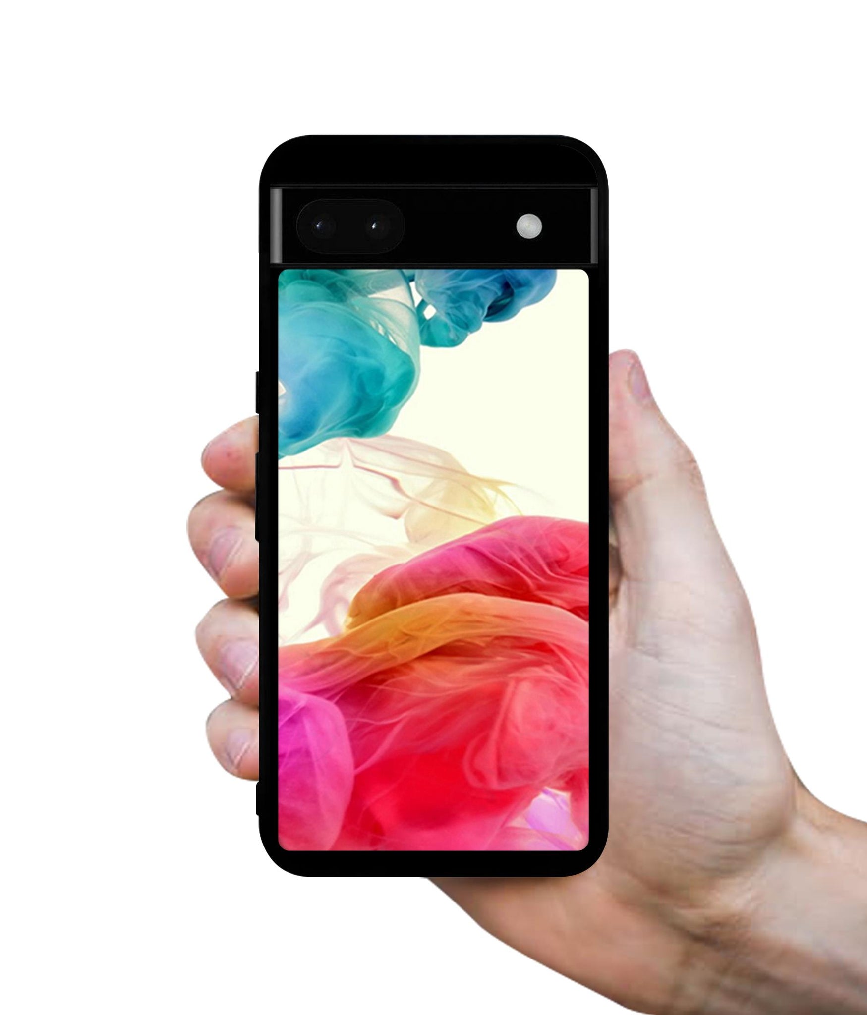 Colored Smoke Designer 2D Printed Back Case Cover for Google Pixel 6a 5G
