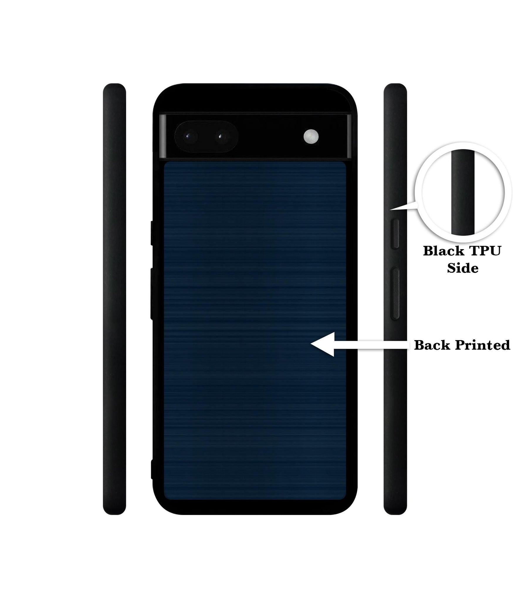 Blue Line Designer 2D Printed Back Case Cover for Google Pixel 6a 5G