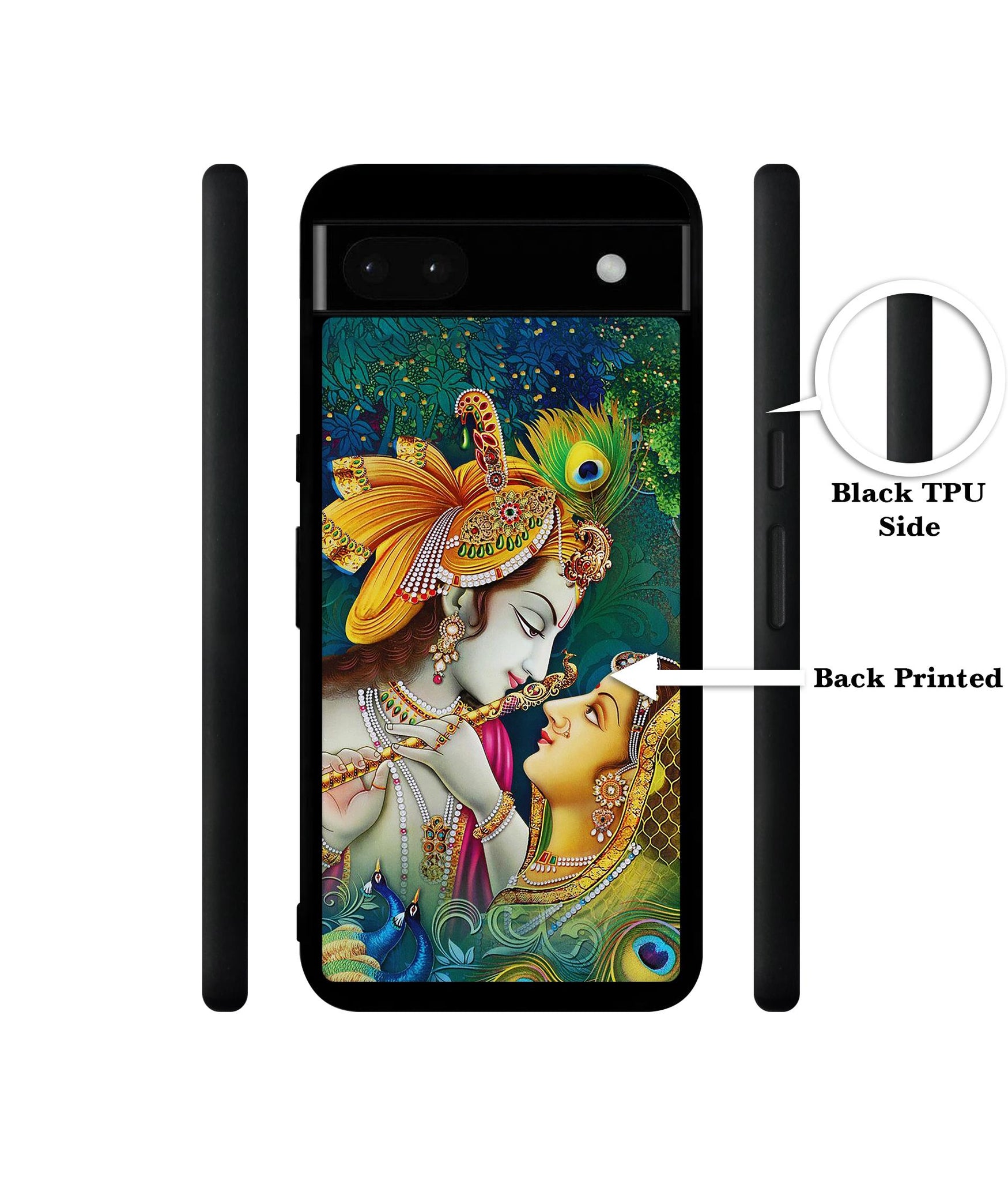 Radha Kishan Love Designer 2D Printed Back Case Cover for Google Pixel 6a 5G