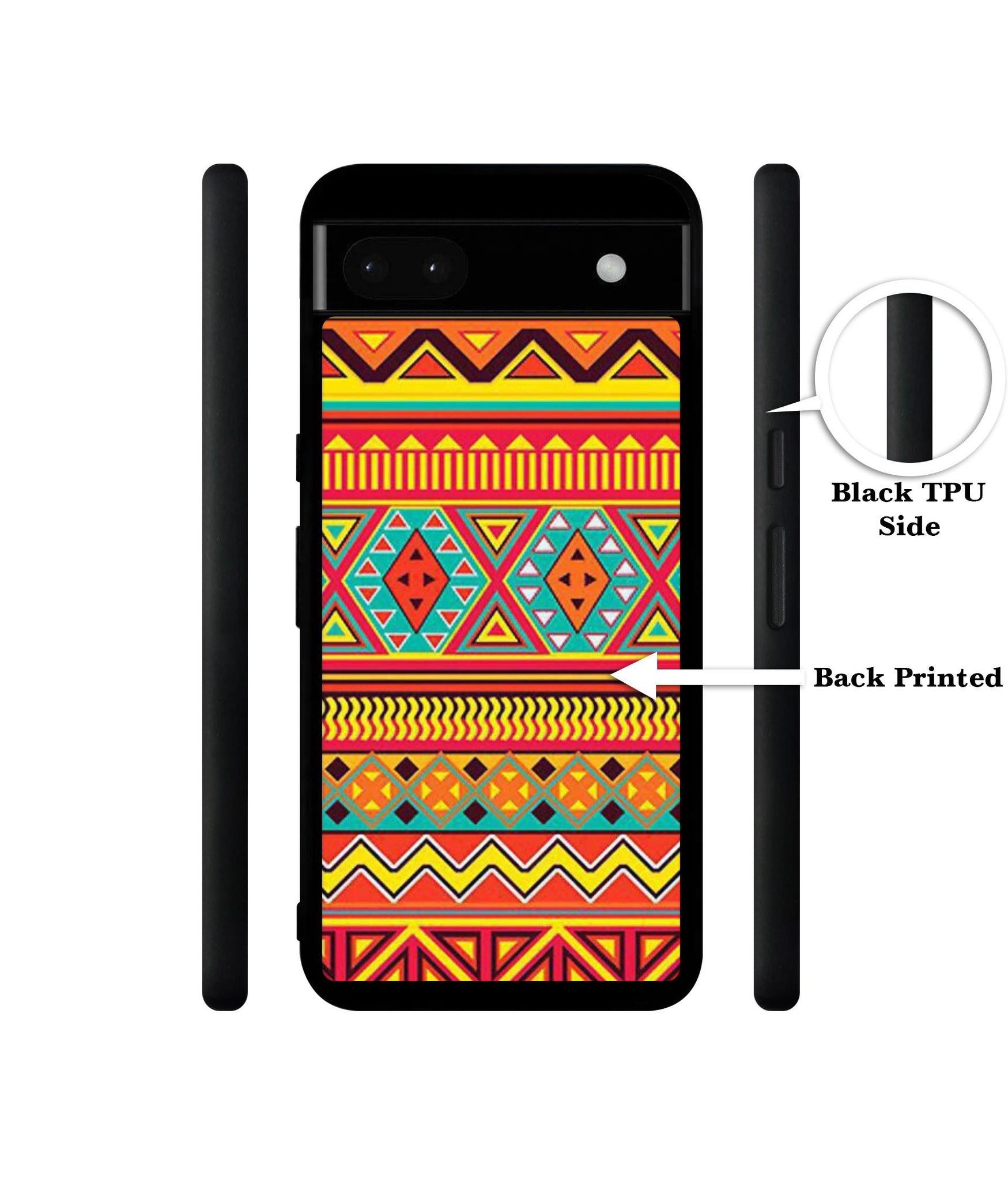 Artistic Rangoli Designer 2D Printed Back Case Cover for Google Pixel 6a 5G