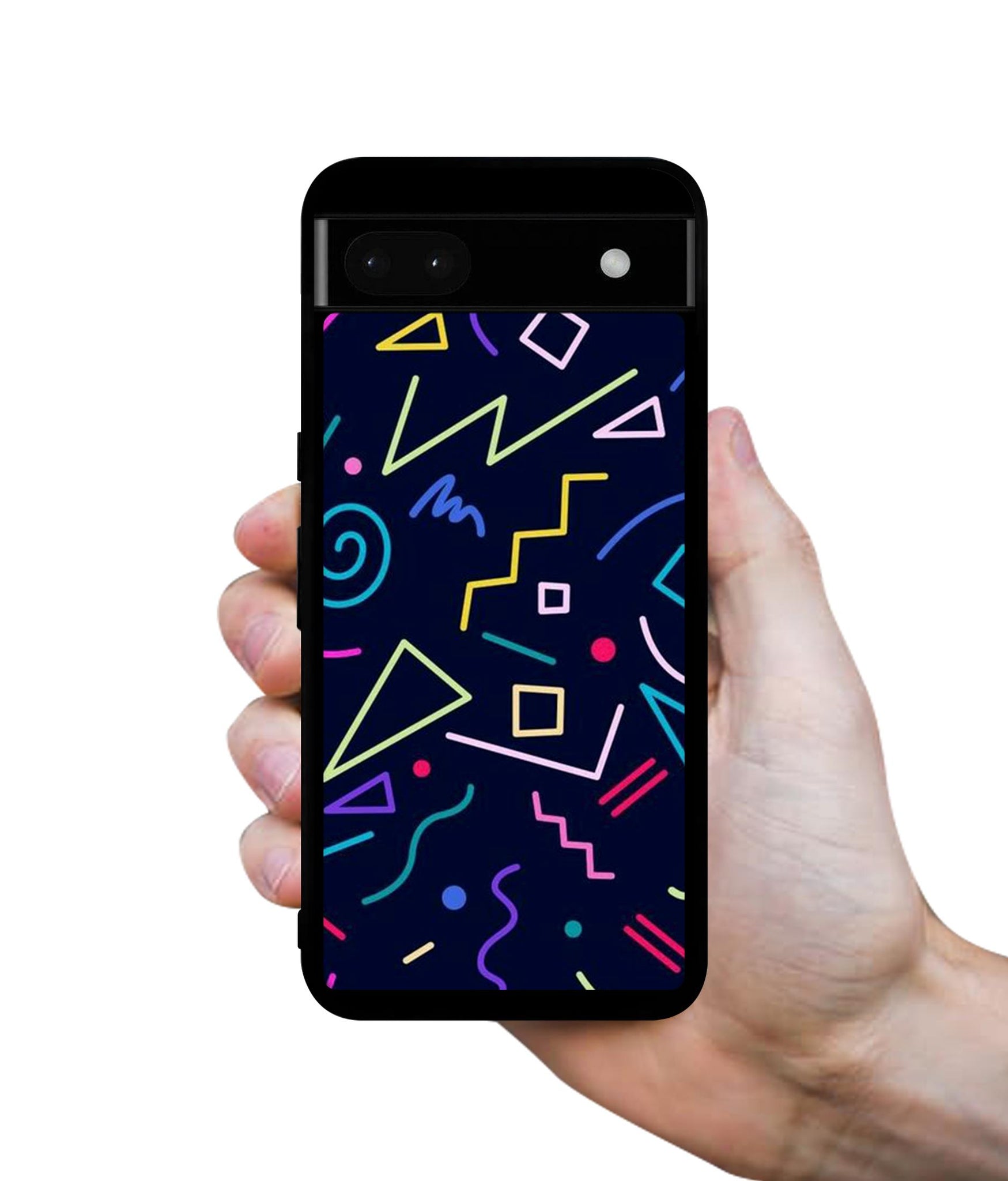 Retro Abstract Designer 2D Printed Back Case Cover for Google Pixel 6a 5G