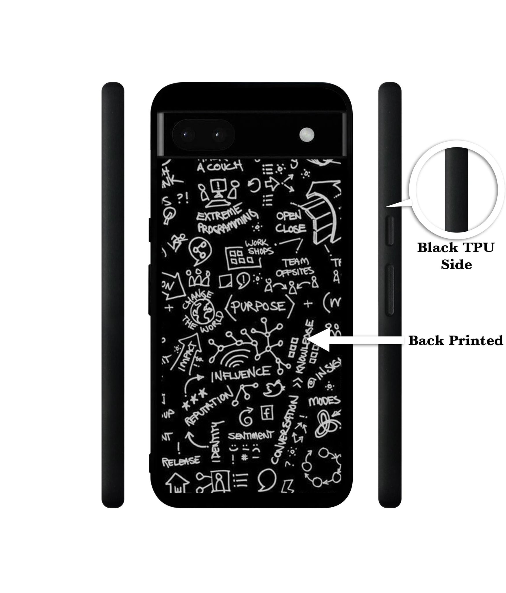 Formulas Designer 2D Printed Back Case Cover for Google Pixel 6a 5G