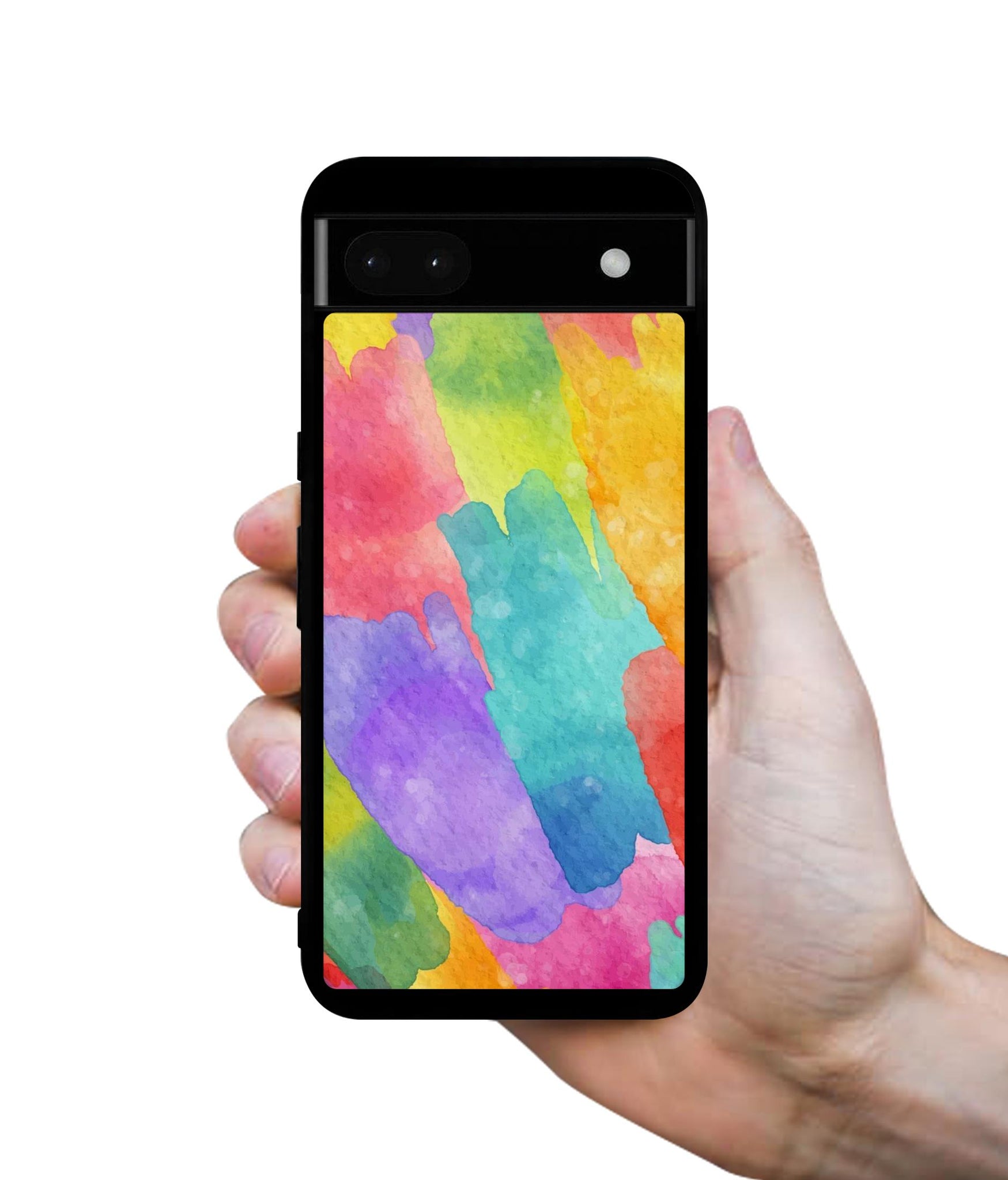 Water Paint Colorful Abstract Designer 2D Printed Back Case Cover for Google Pixel 6a 5G