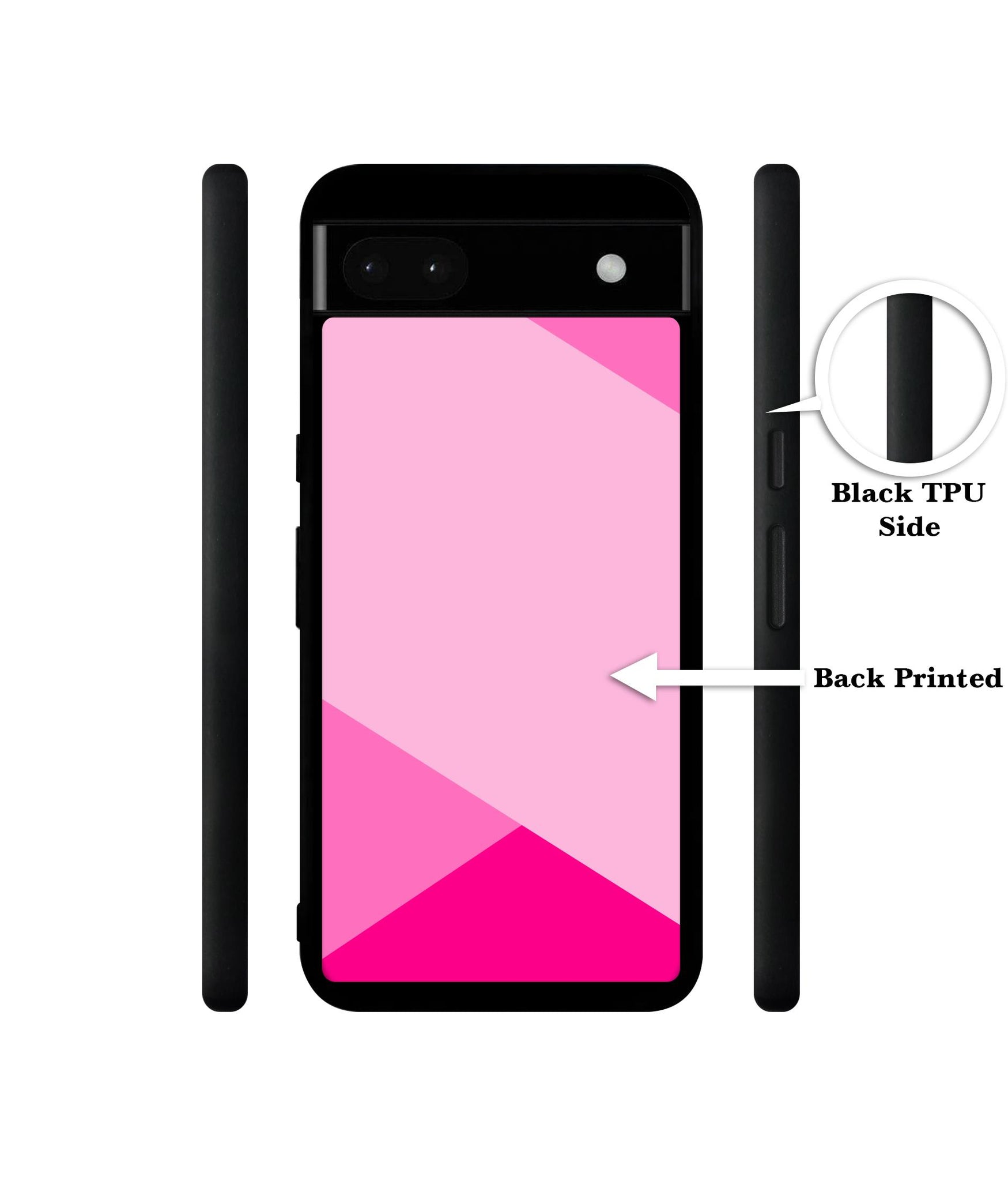 Pink Cross Vector Designer 2D Printed Back Case Cover for Google Pixel 6a 5G