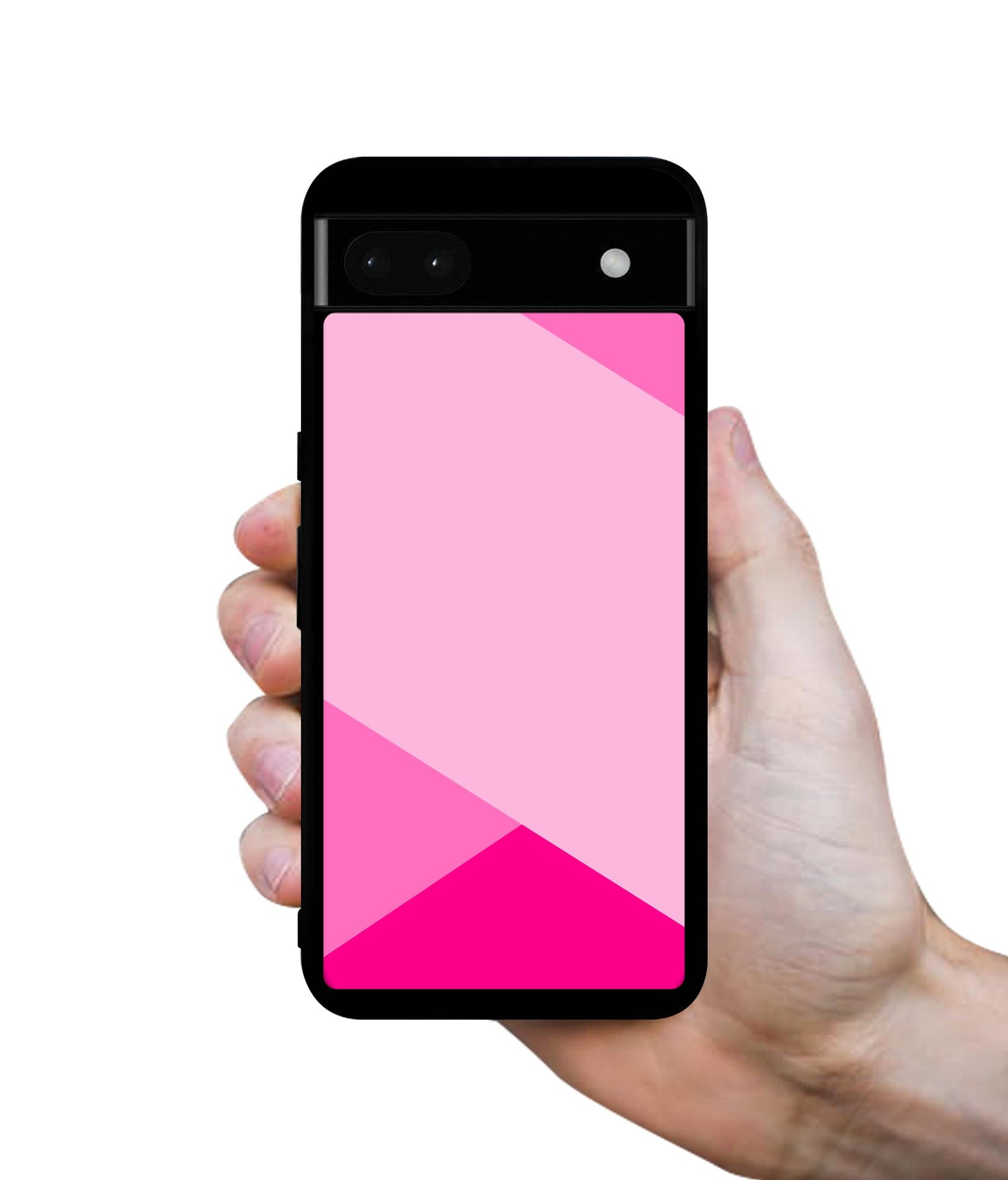 Pink Cross Vector Designer 2D Printed Back Case Cover for Google Pixel 6a 5G