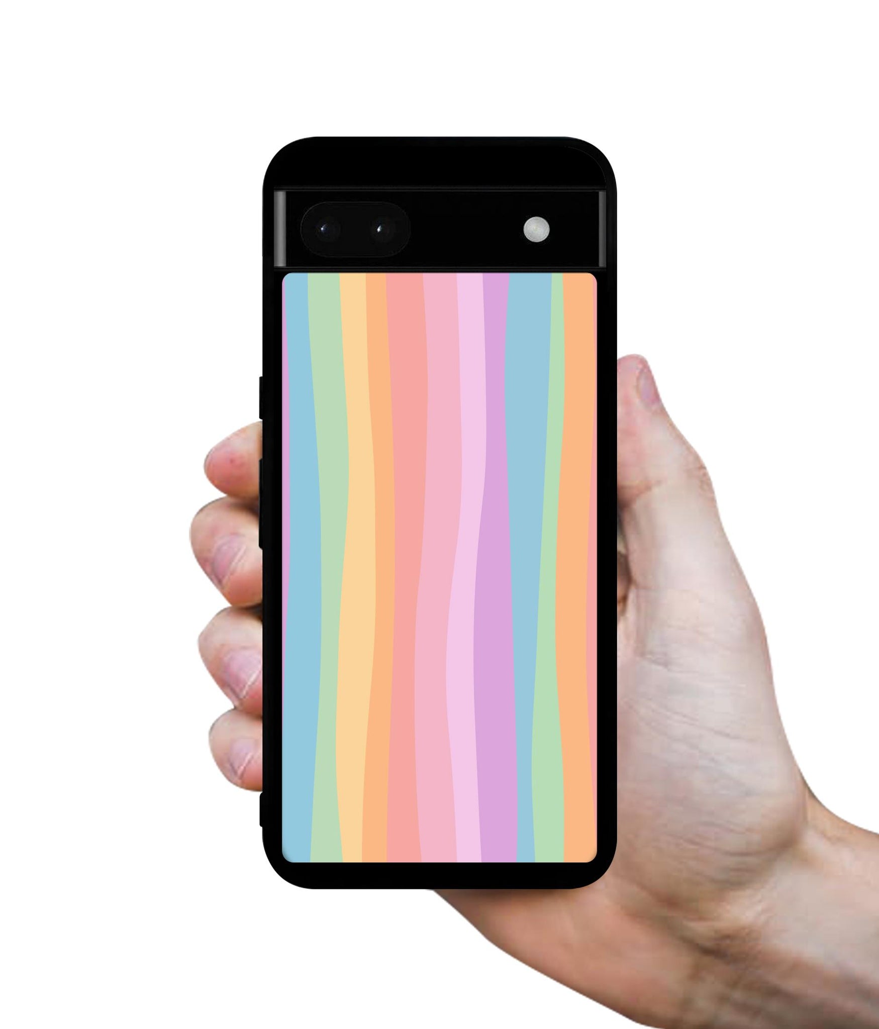 Cool Rainbow Designer 2D Printed Back Case Cover for Google Pixel 6a 5G