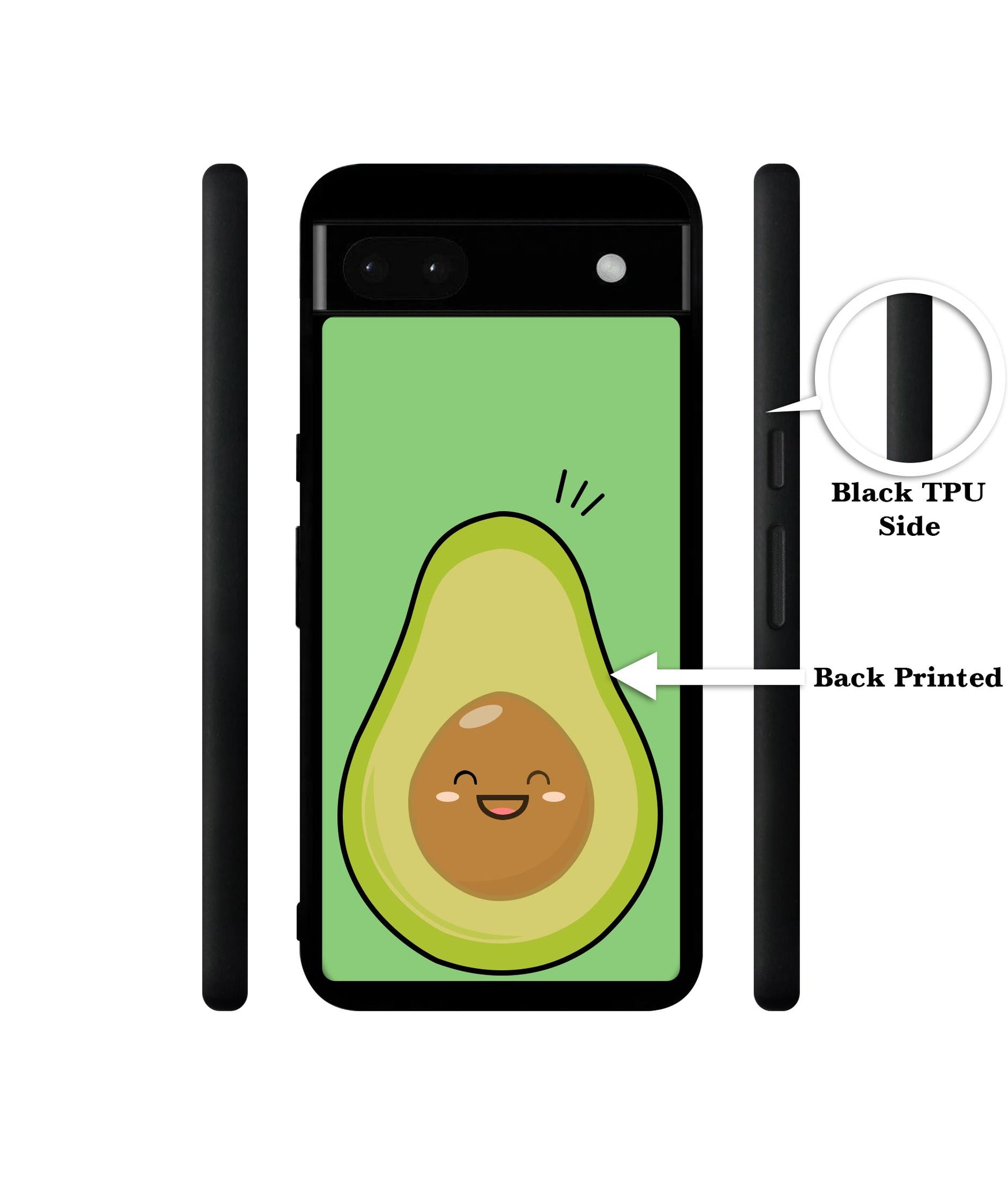 Avocados Designer 2D Printed Back Case Cover for Google Pixel 6a 5G