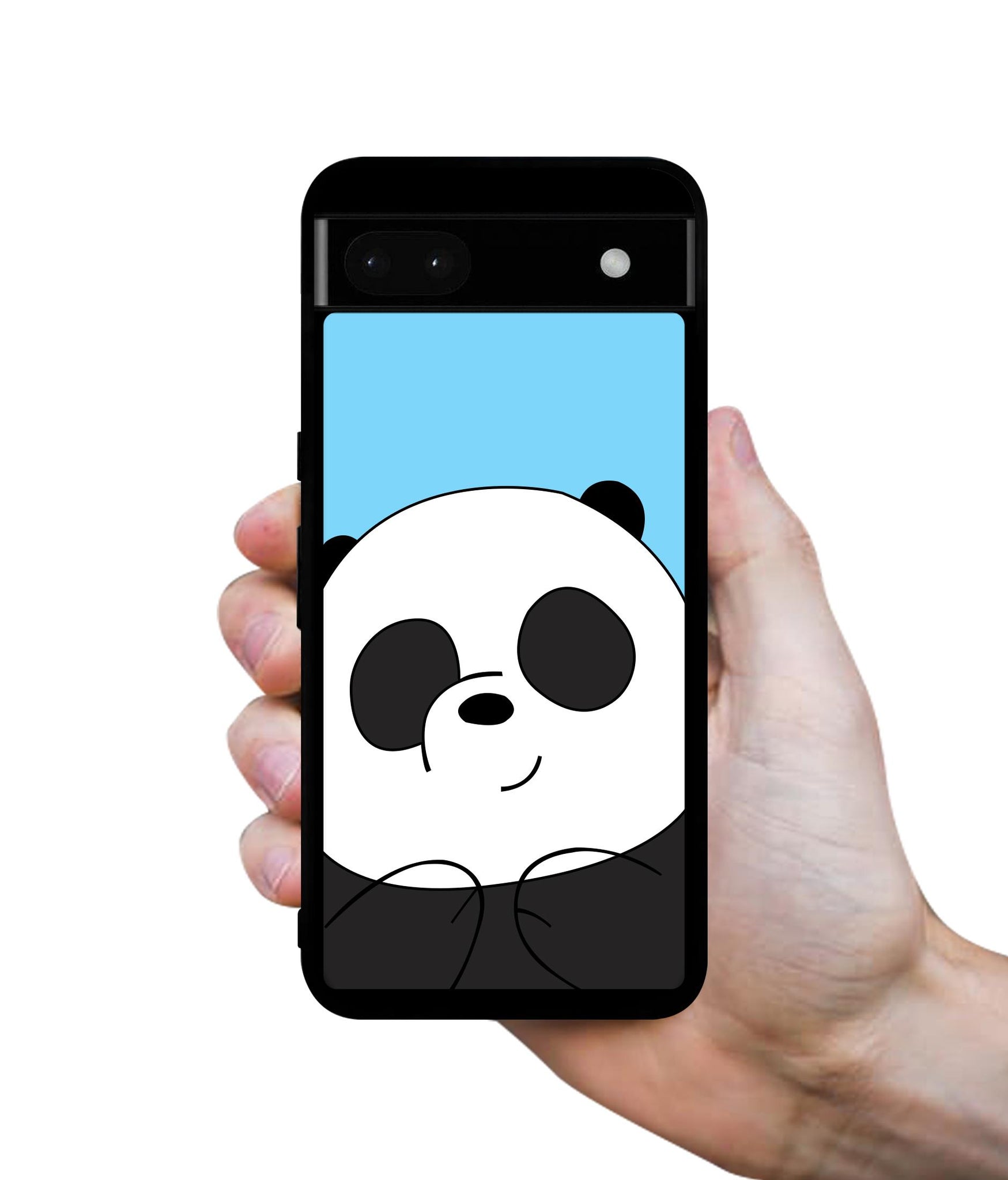 Cute Panda Designer 2D Printed Back Case Cover for Google Pixel 6a 5G