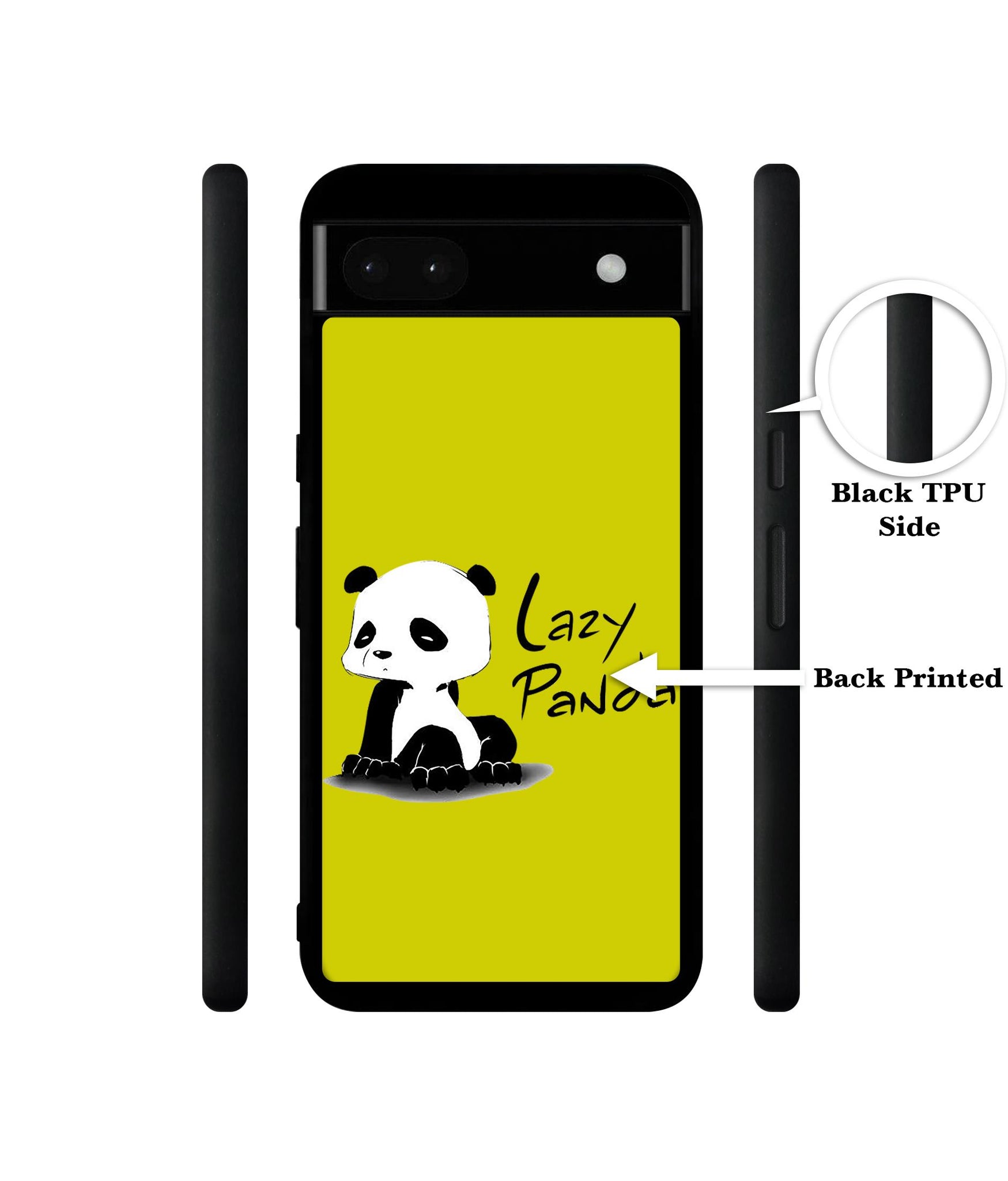 Lazy Panda Designer 2D Printed Back Case Cover for Google Pixel 6a 5G